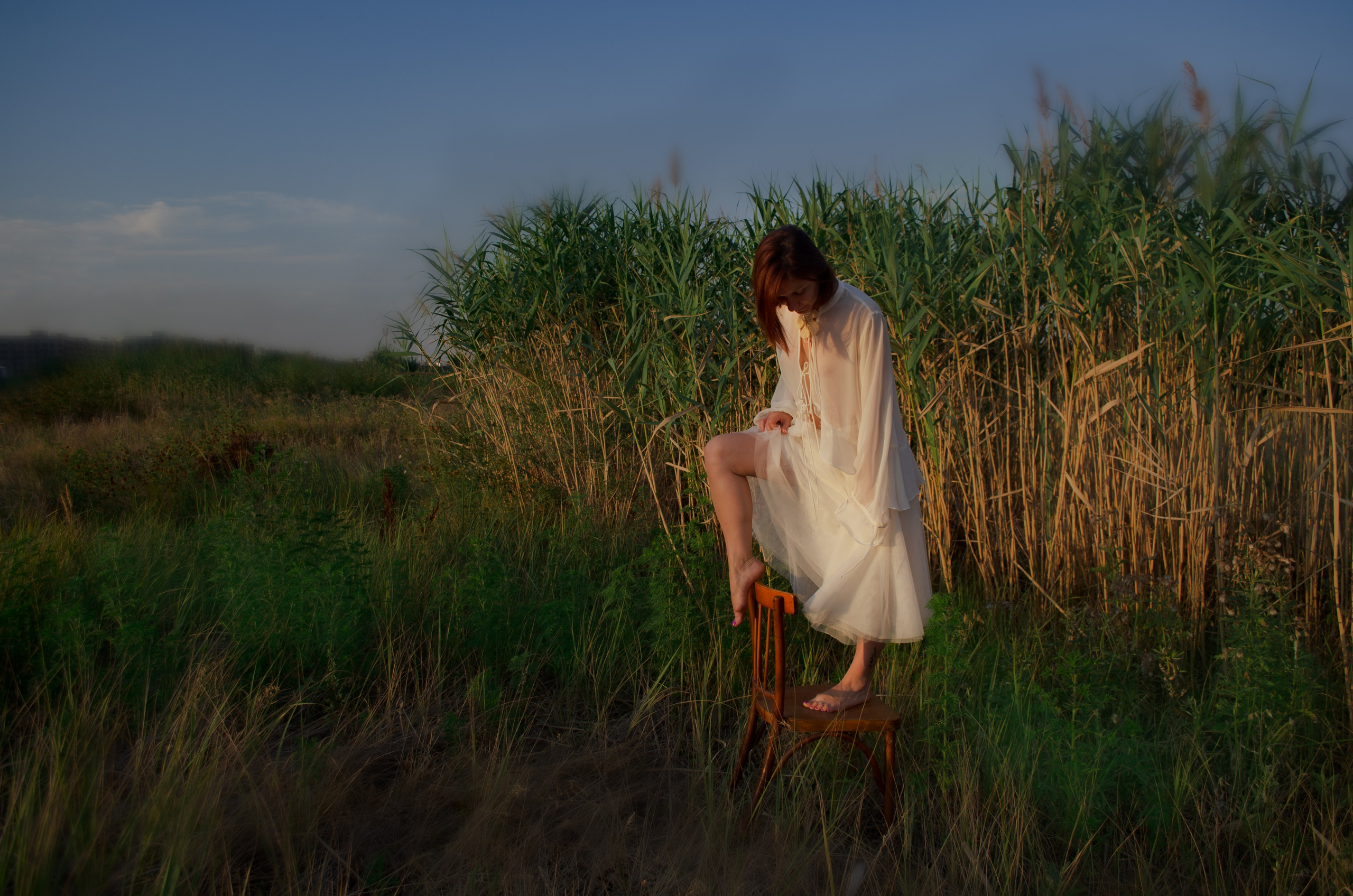 Нина. Камыши. Портретный фотограф в Краснодаре Юлия Кудряшова