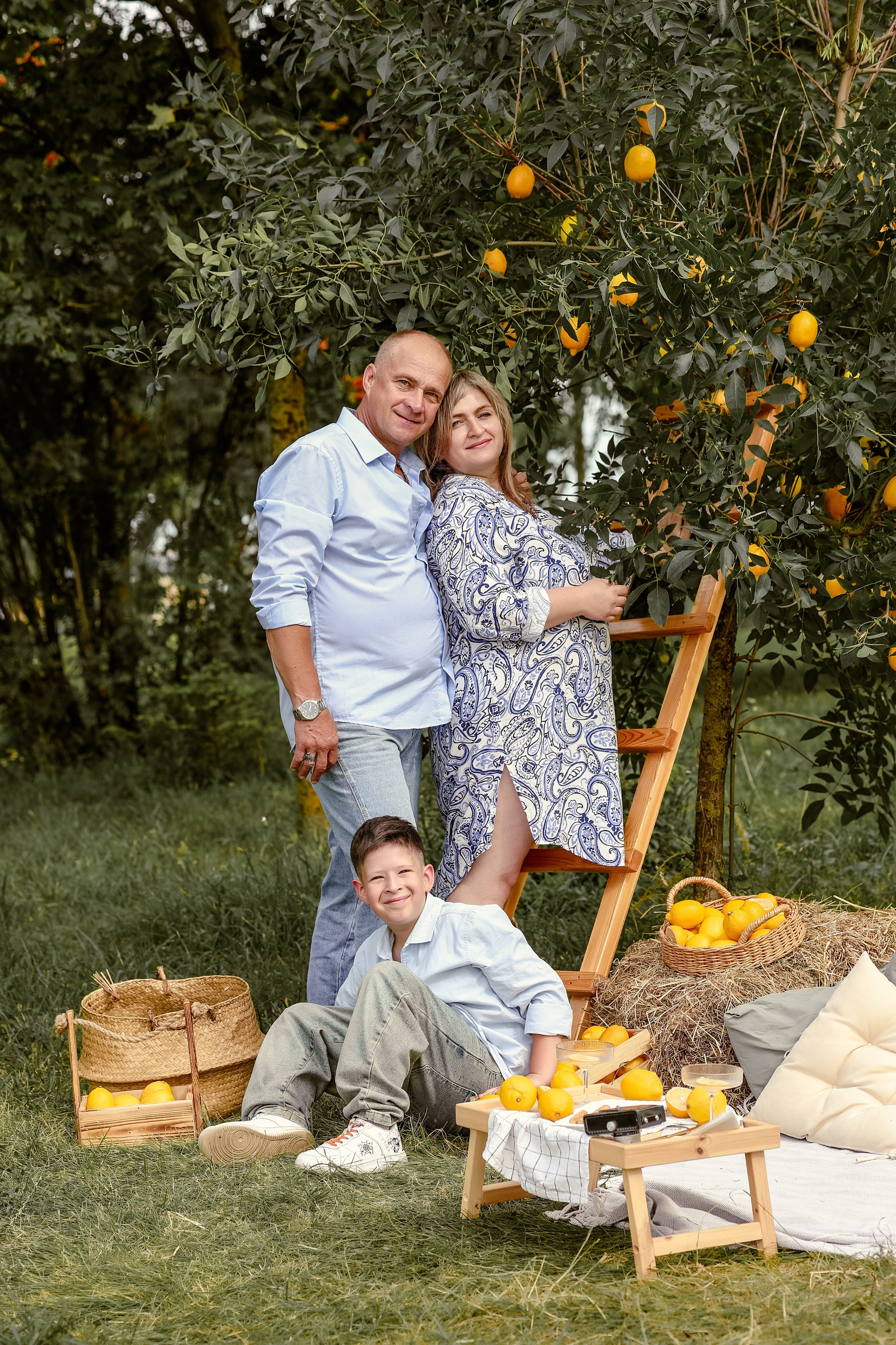 Марина с семьей. Фотограф Гавриленко Светлана