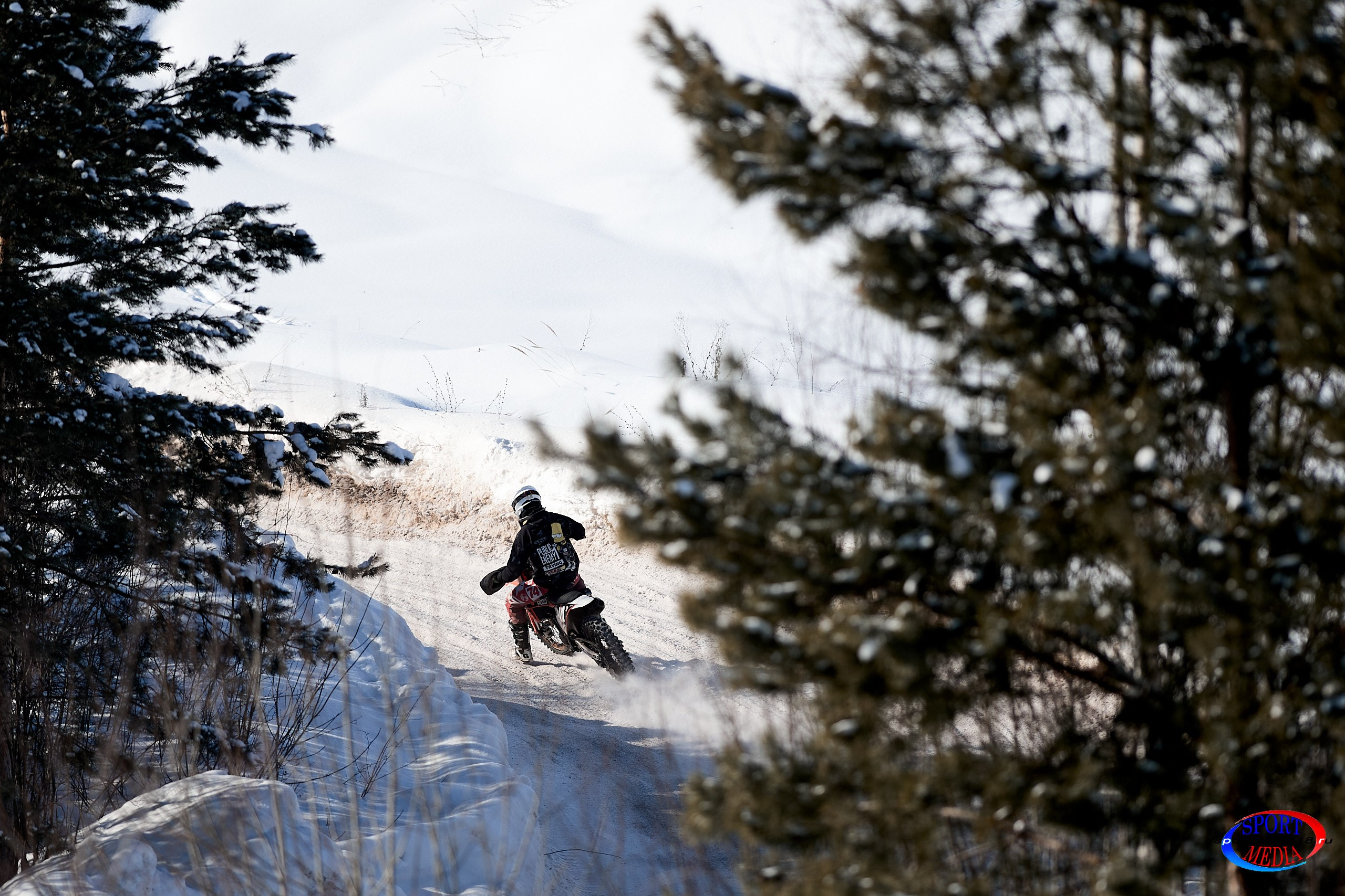 3 этап Кубка Удмуртской Республики по мотокроссу. Воткинск 23.02.2025. Спортивный репортажный фотограф в Ижевске Сергей Мерзляков