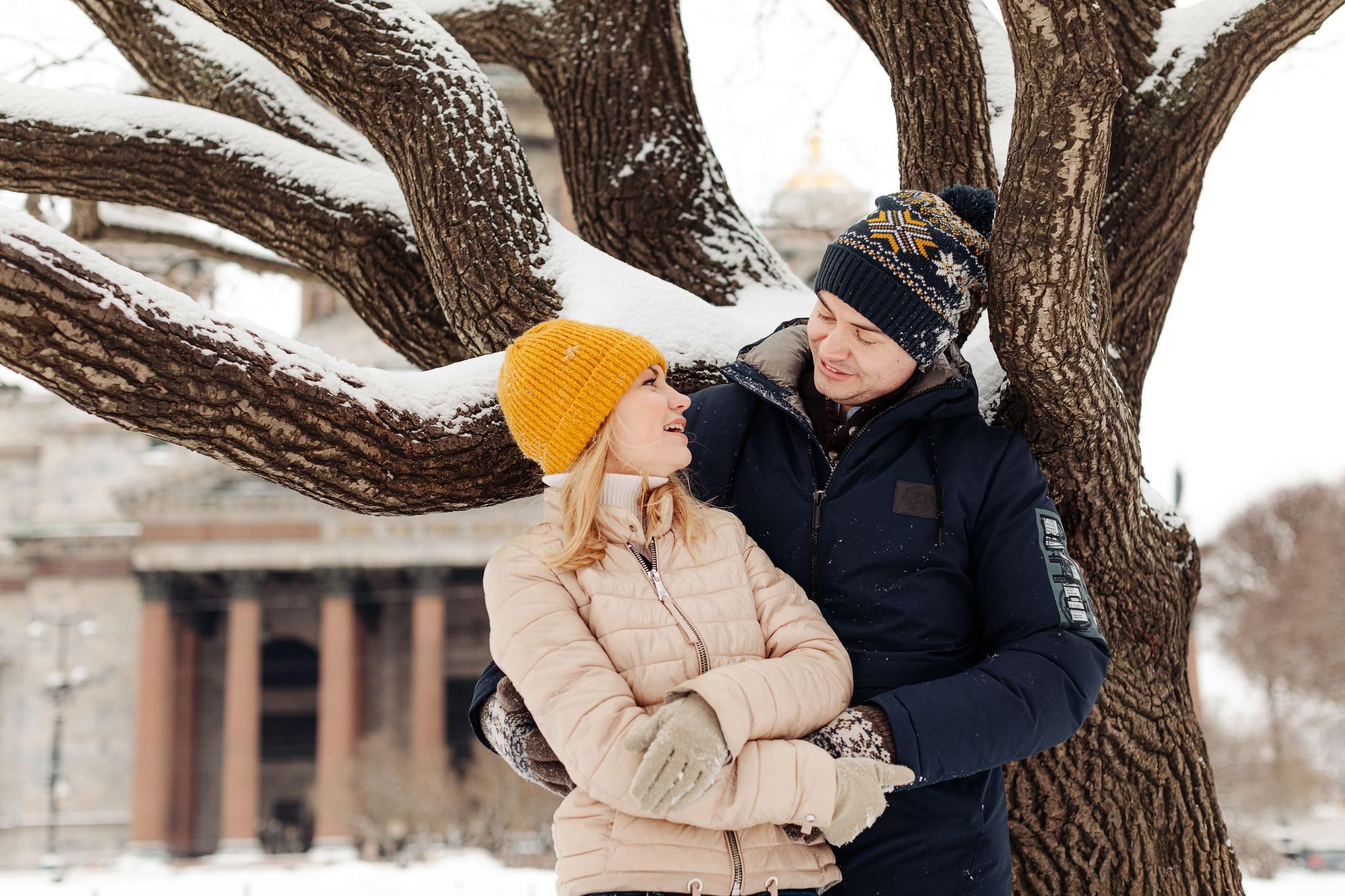 Фотосессия лав стори Андрея и Лизы в СПб