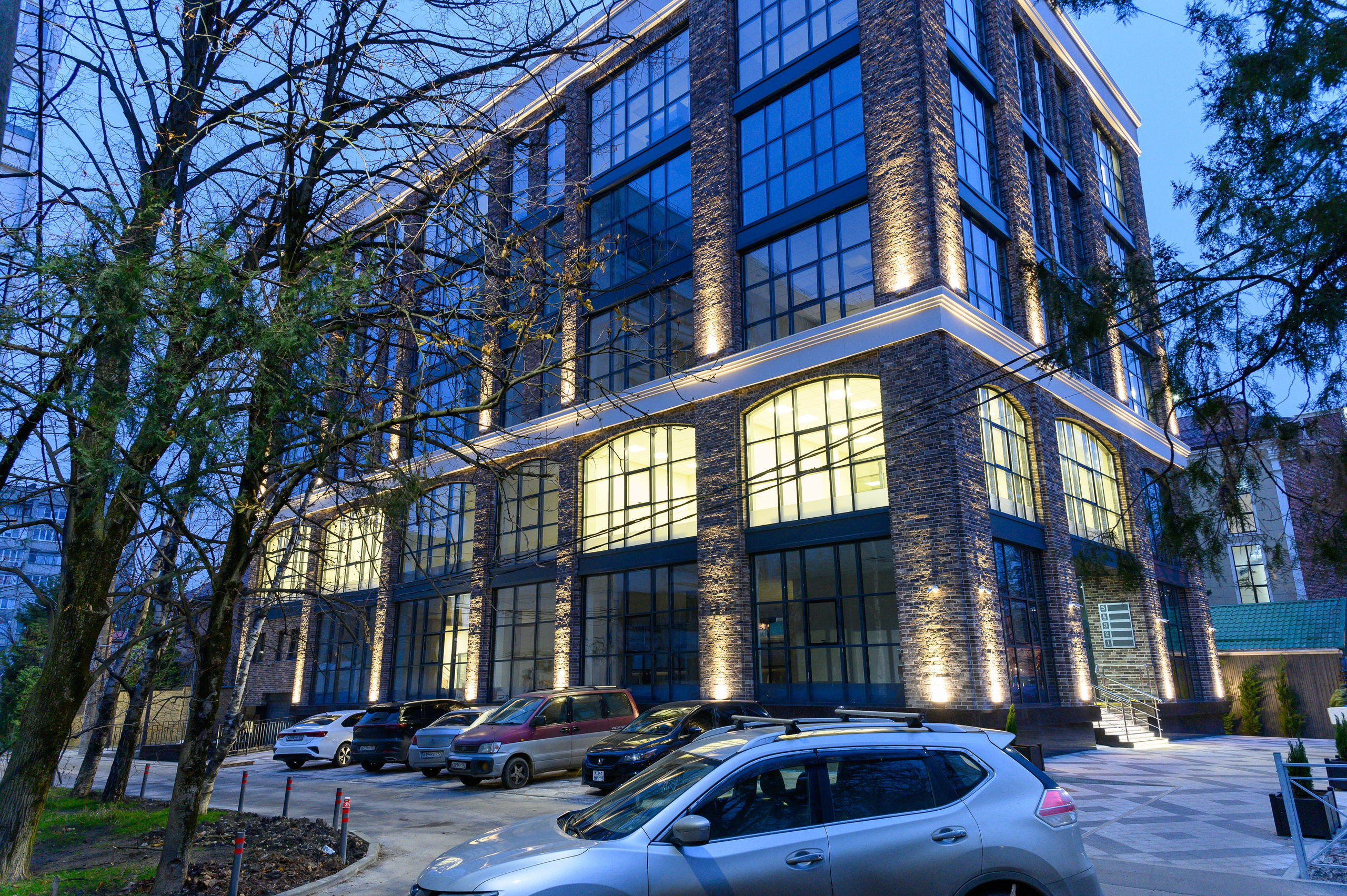 Архитектурная подсветка фасадов зданий. Вячеслав Скрипник Фотограф Краснодар