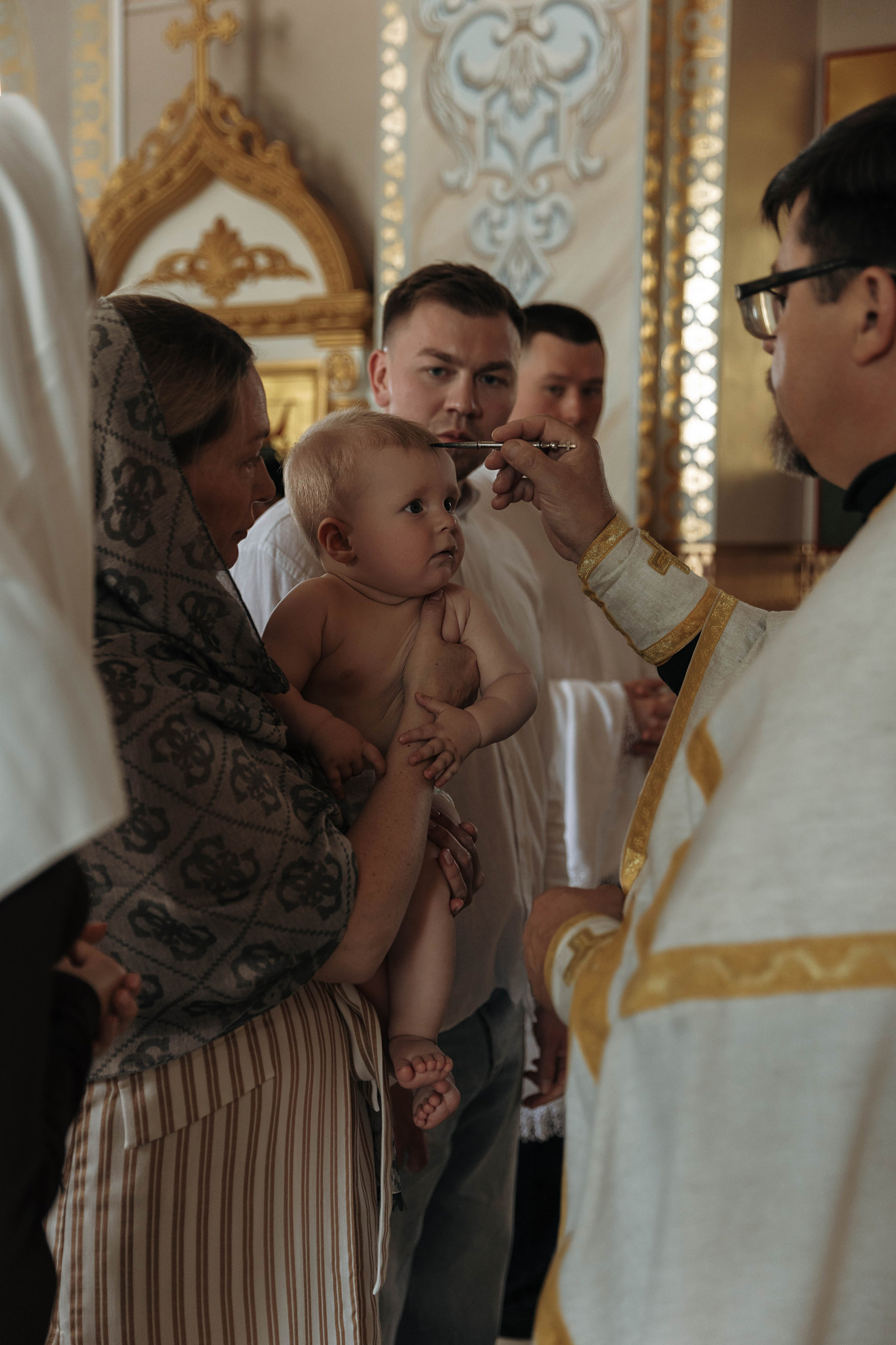 Таинство Крещения Льва. Фотограф Сальск Катерина