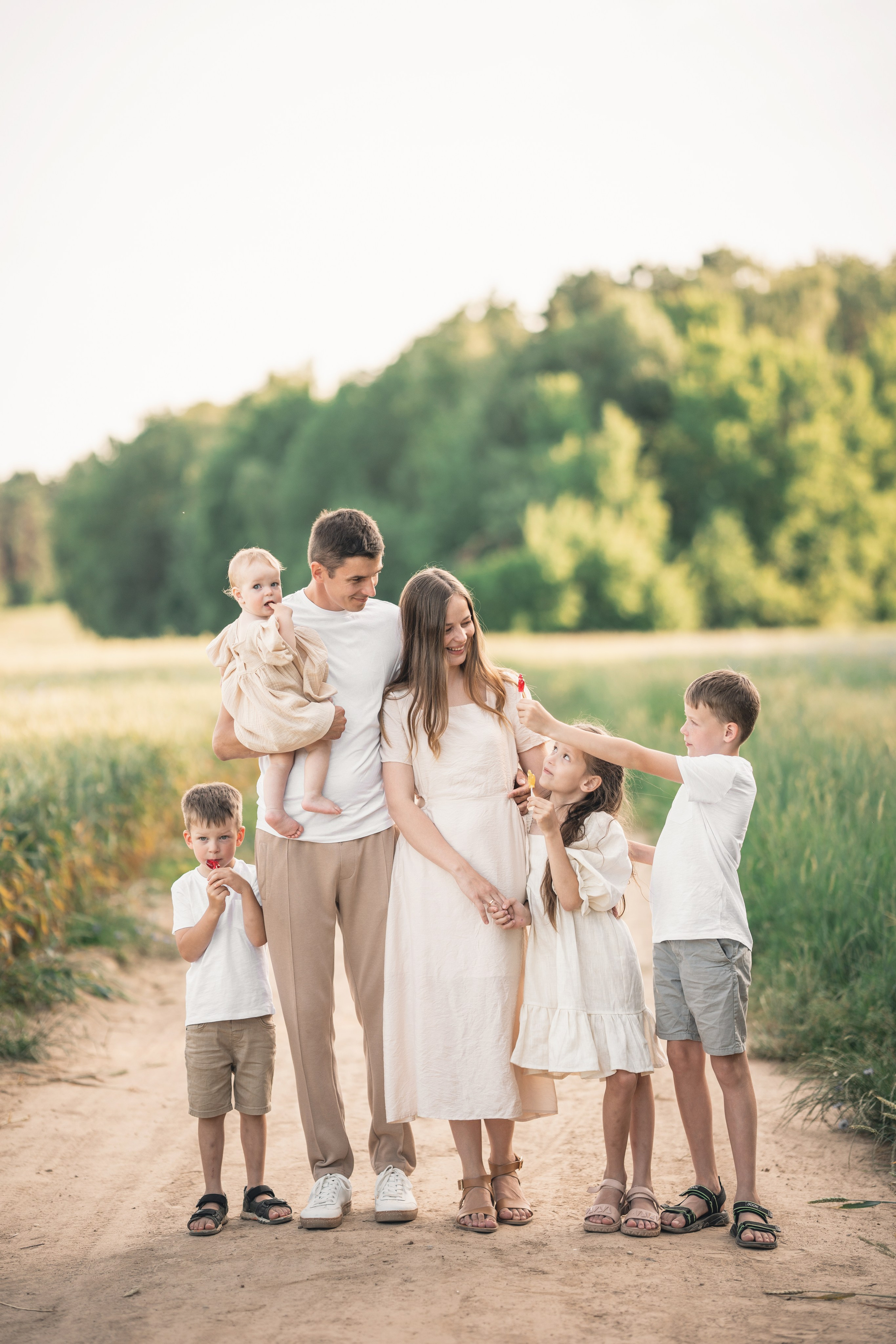 ЛЕТО. Семья Ольги. Фотограф Марта Козел. Гродно, Беларусь