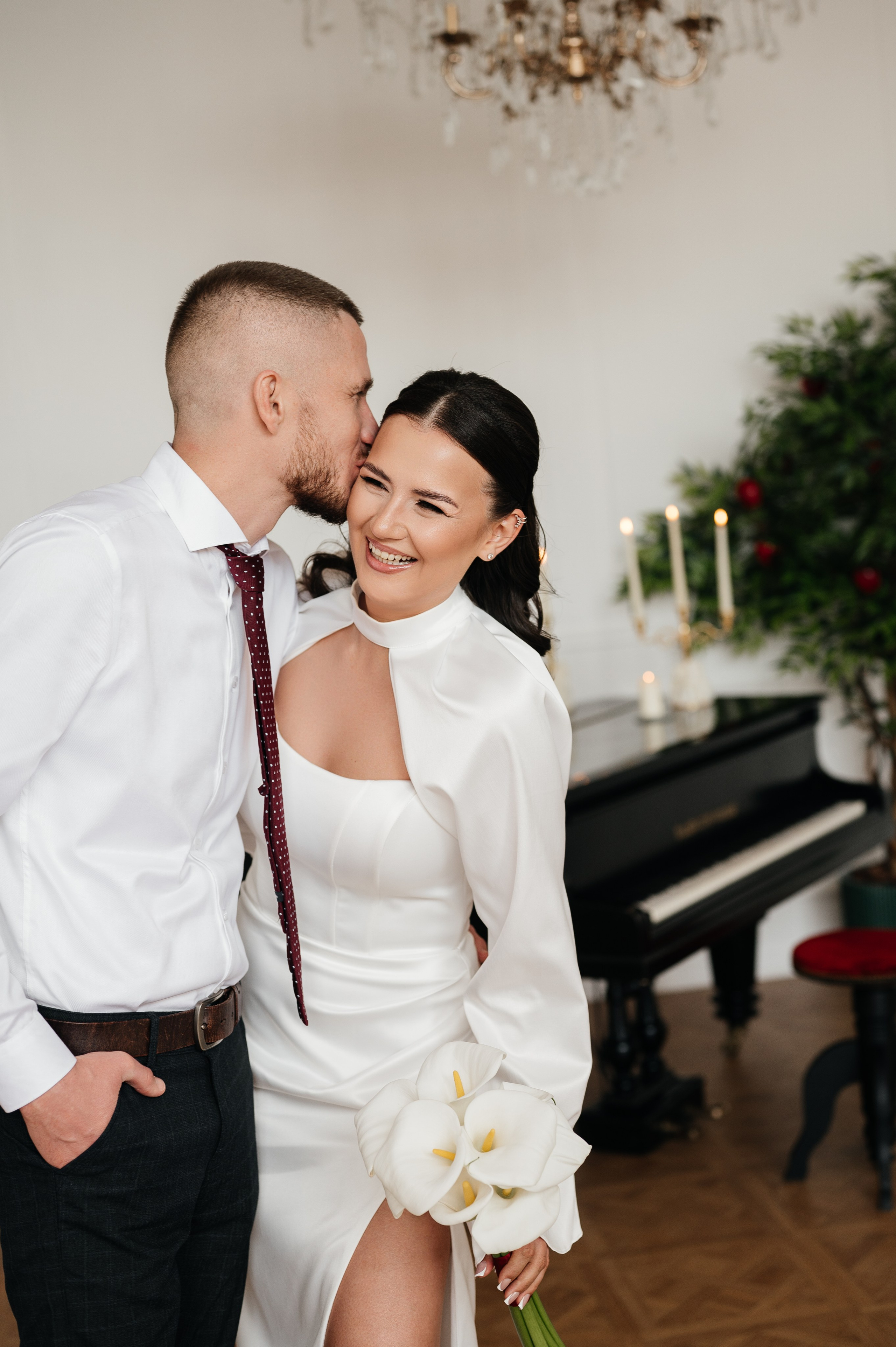 Свадебная фотосессия в студии. Свадебный и семейный фотограф в Краснодаре Алина Мельник