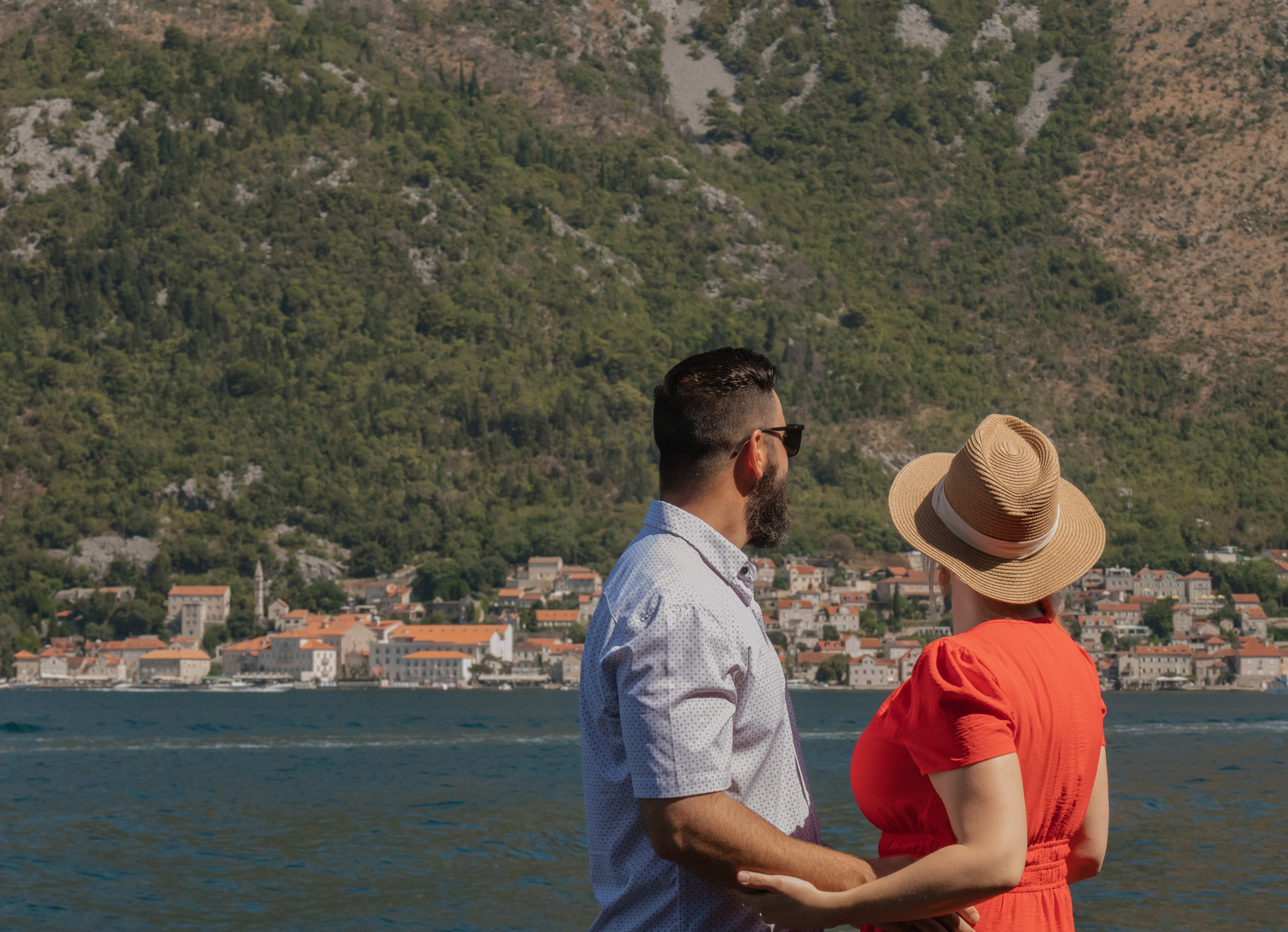 Nancy and Justin Adriatic anniversary. Portrait photographer in Tivat Montenegro Katerina Kirsanova