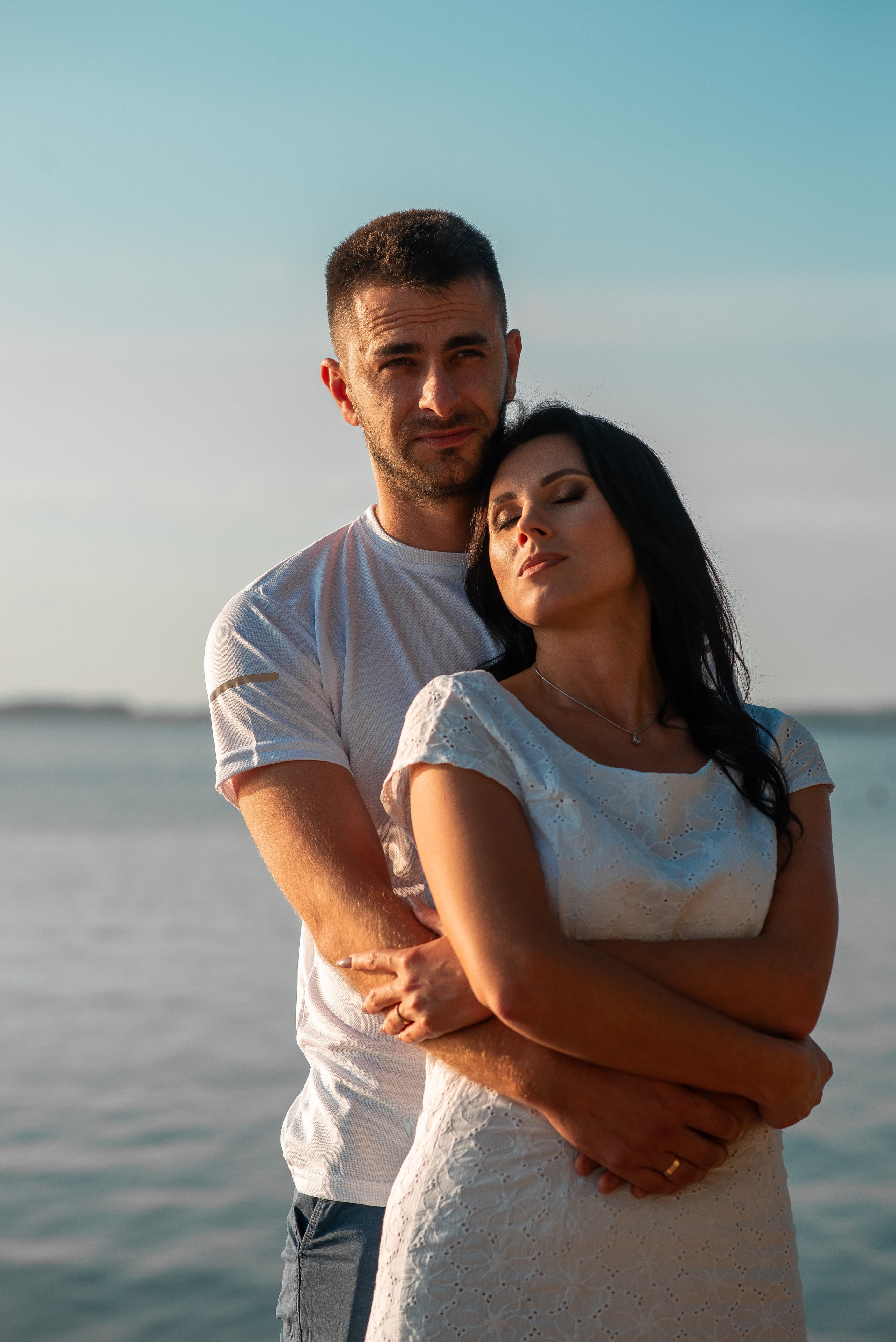 Аня+Ваня на Минском море. Семейный фотограф на выписку из роддома и крещение Минск Настя Гришук