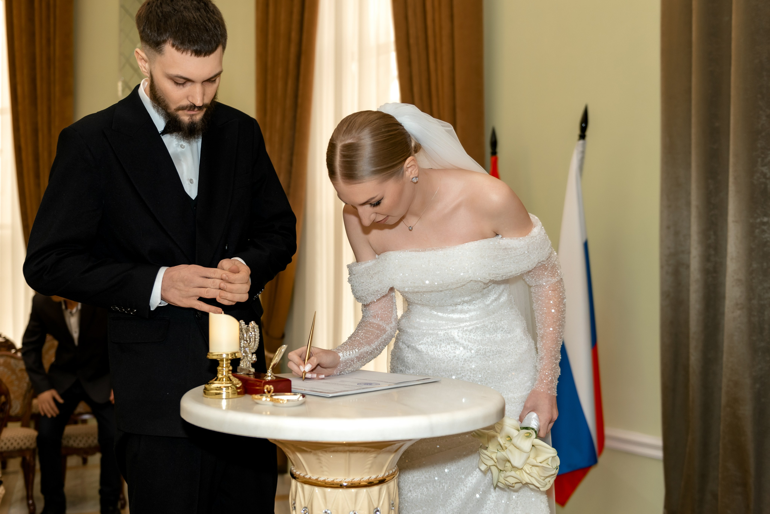 Вадим и Юлия. Свадебный и семейный фотограф в Алексеевке Марина Купреева