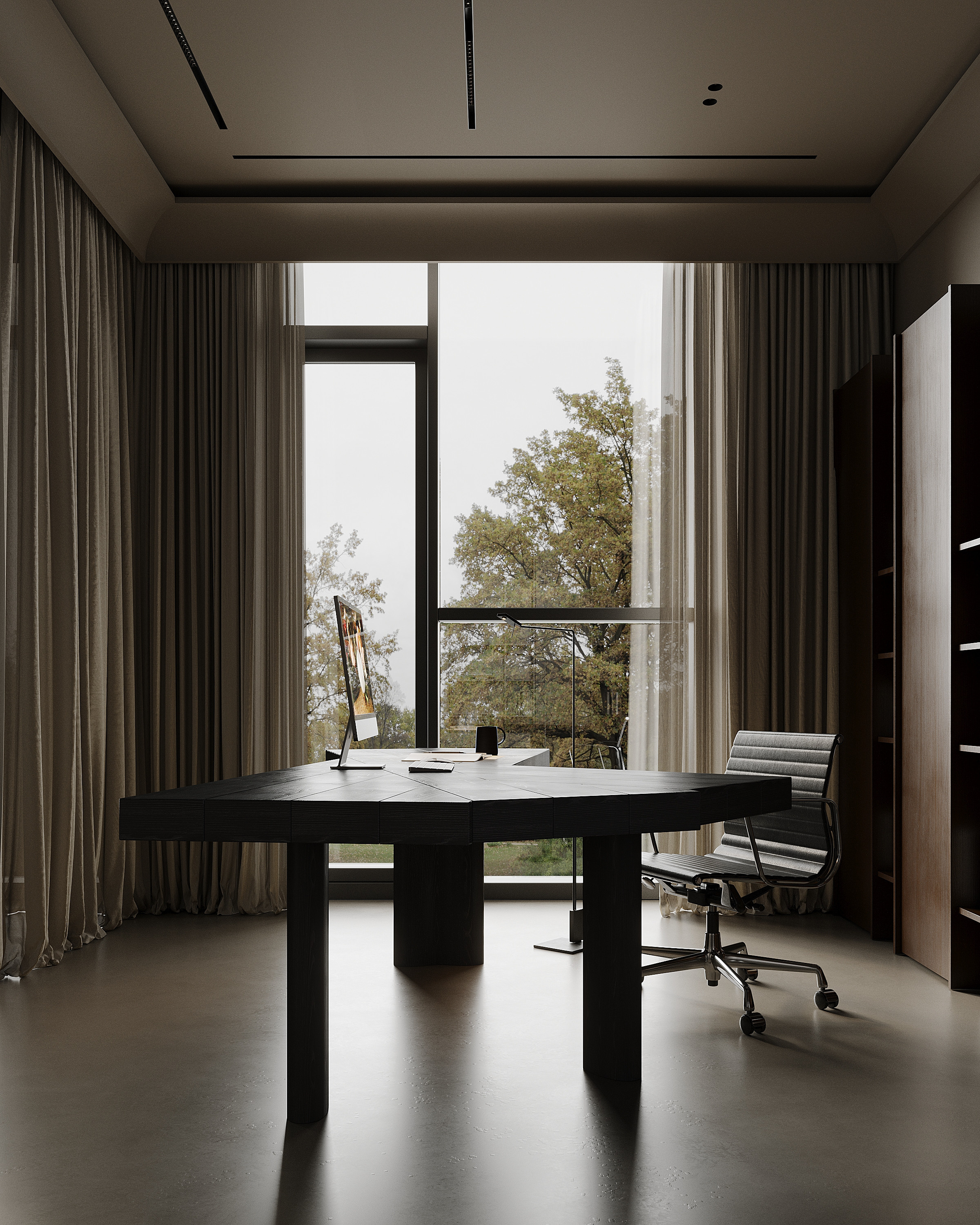 Home office. INTERIOR DESIGN AND VISUALIZATION