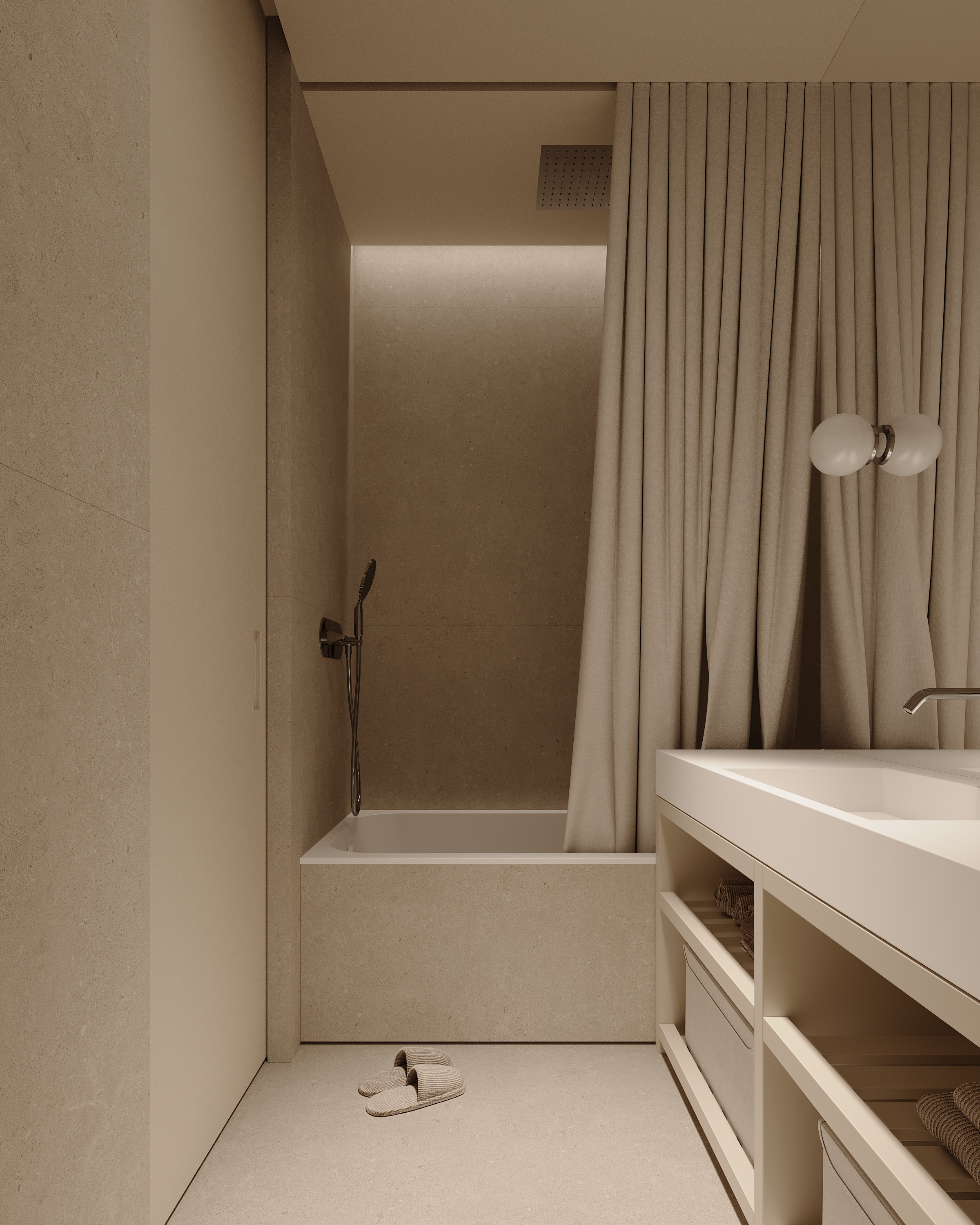 Yantarny. INTERIOR DESIGN AND VISUALIZATION