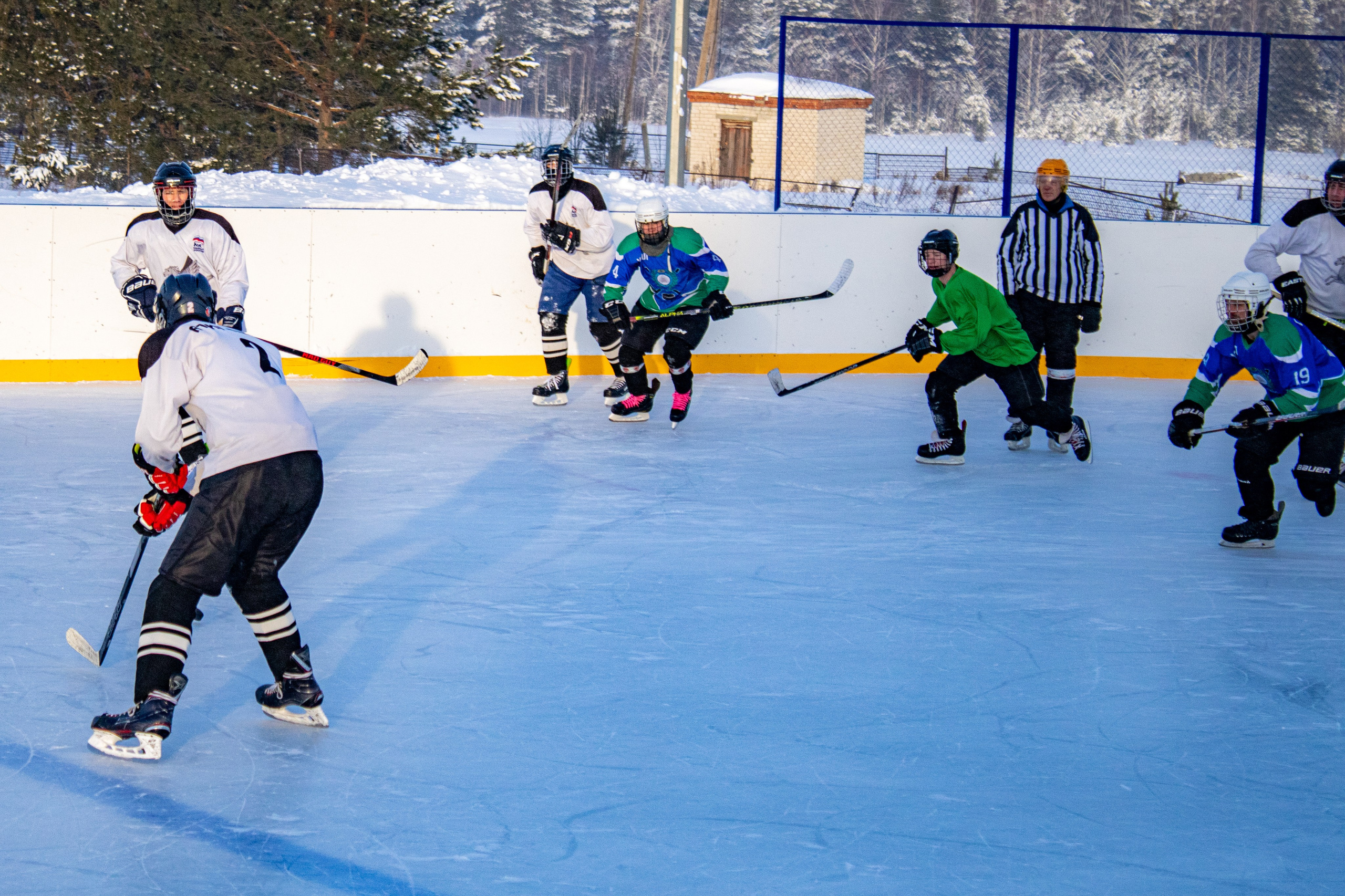 Хоккей г.п Атиг-г.п Дружинино