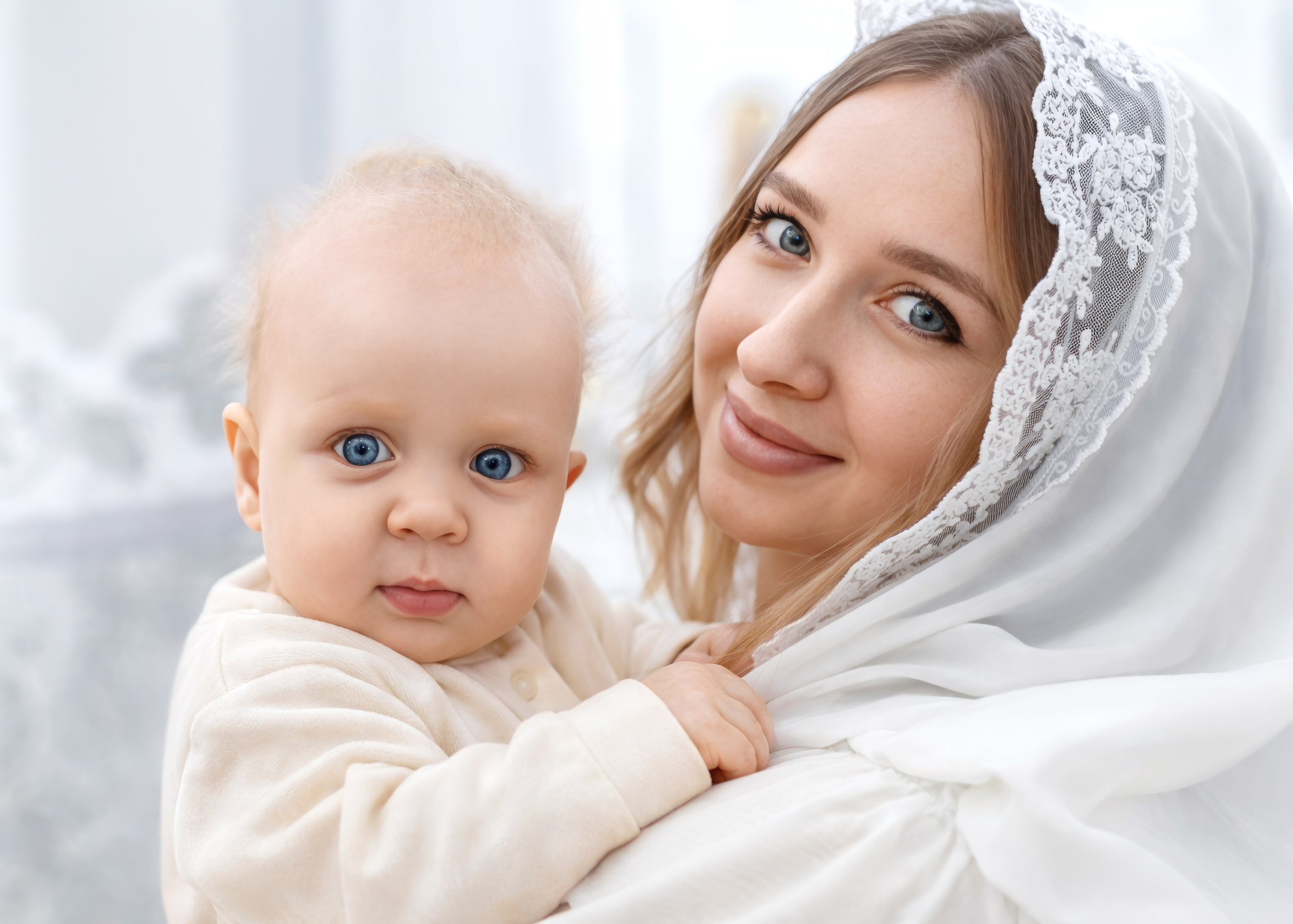 Крещение Леонида. Семейный и детский фотограф в Москве Юлия