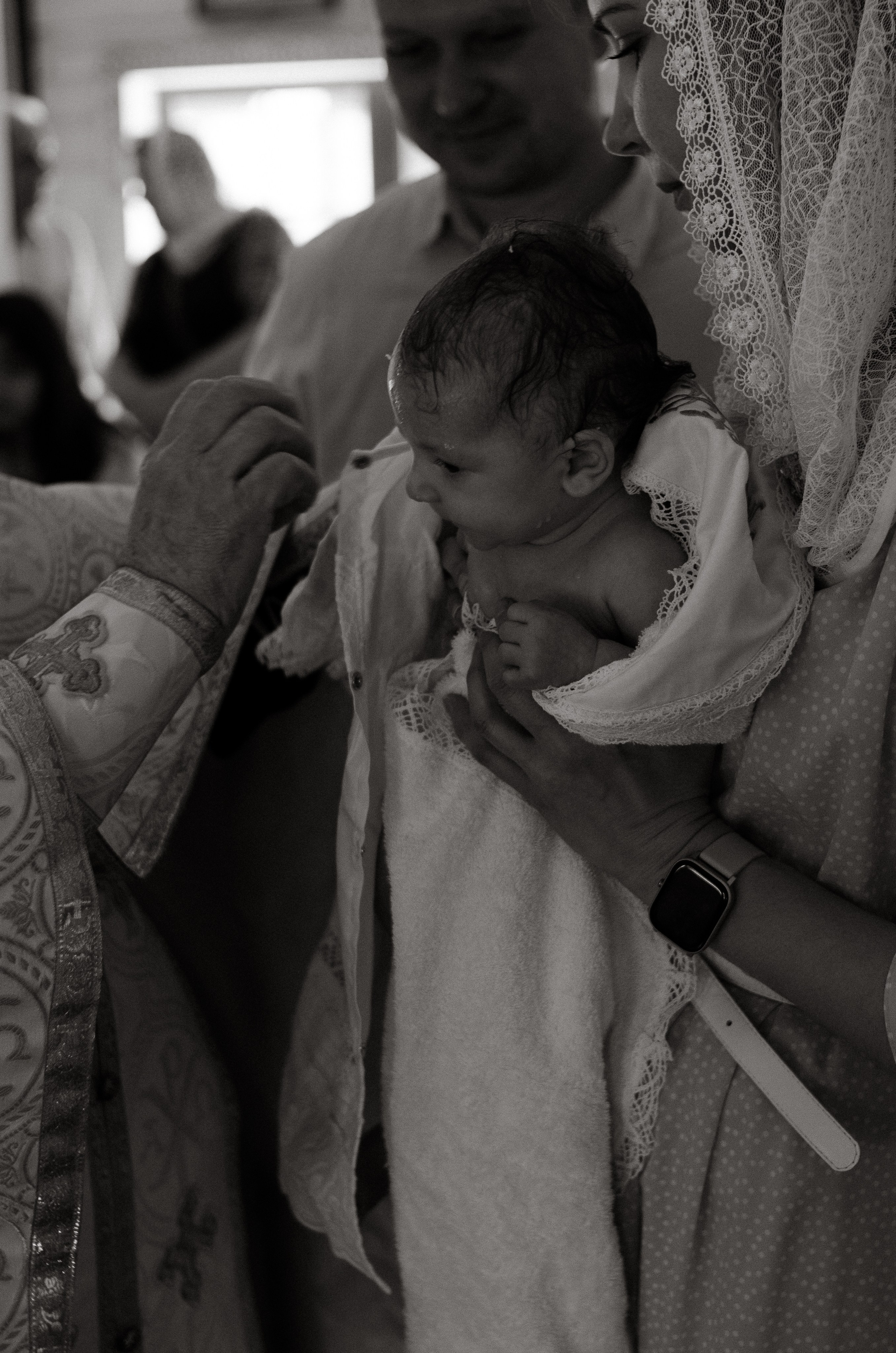 Таинство крещения Лея. Семейный фотограф Москва, Люберцы, Петрозаводск