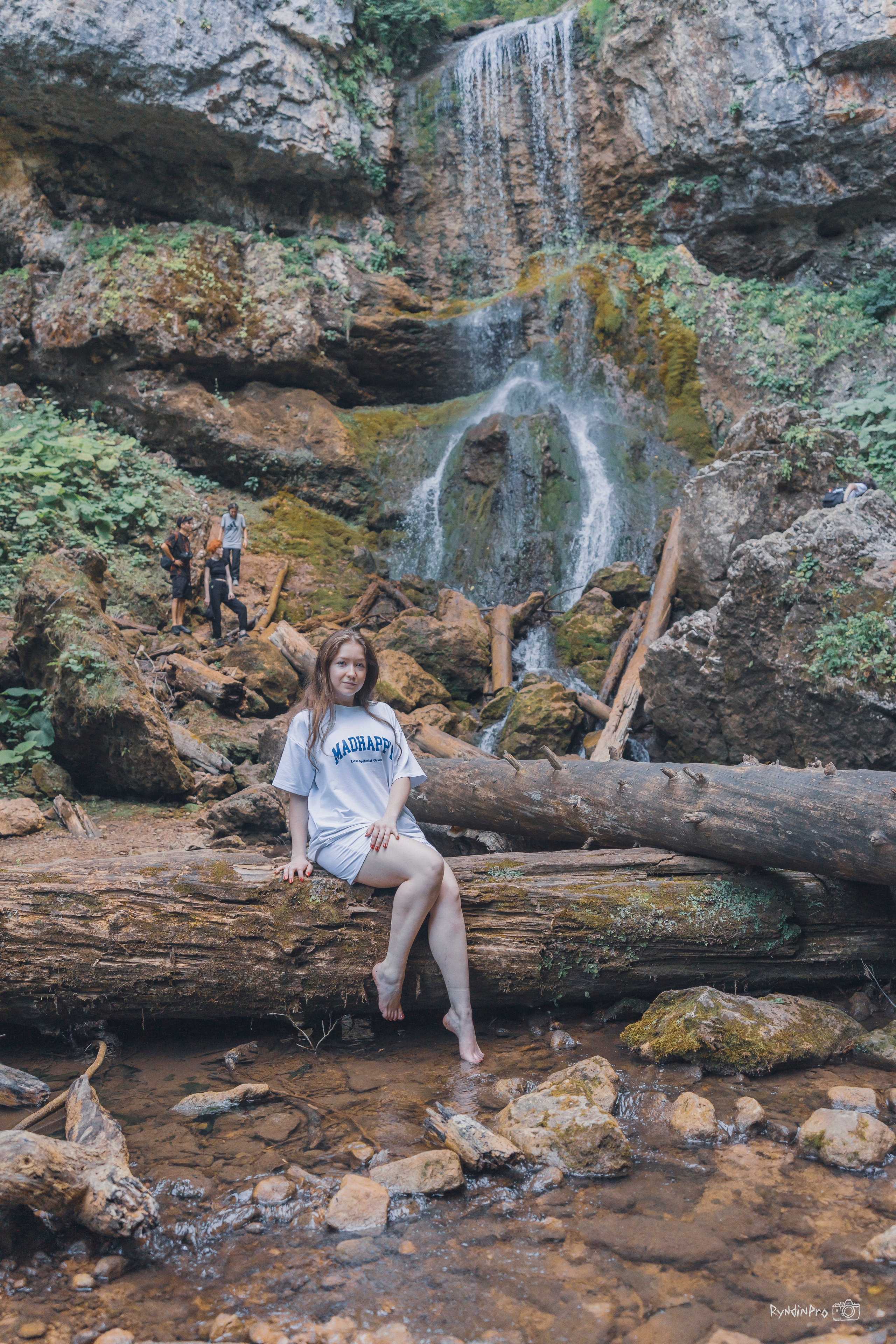 Поход на Орлиную полку + Университетский водопад с командой Мадьяр 15.08.24. Репортажный фотограф в Краснодаре Рындин Дмитрий