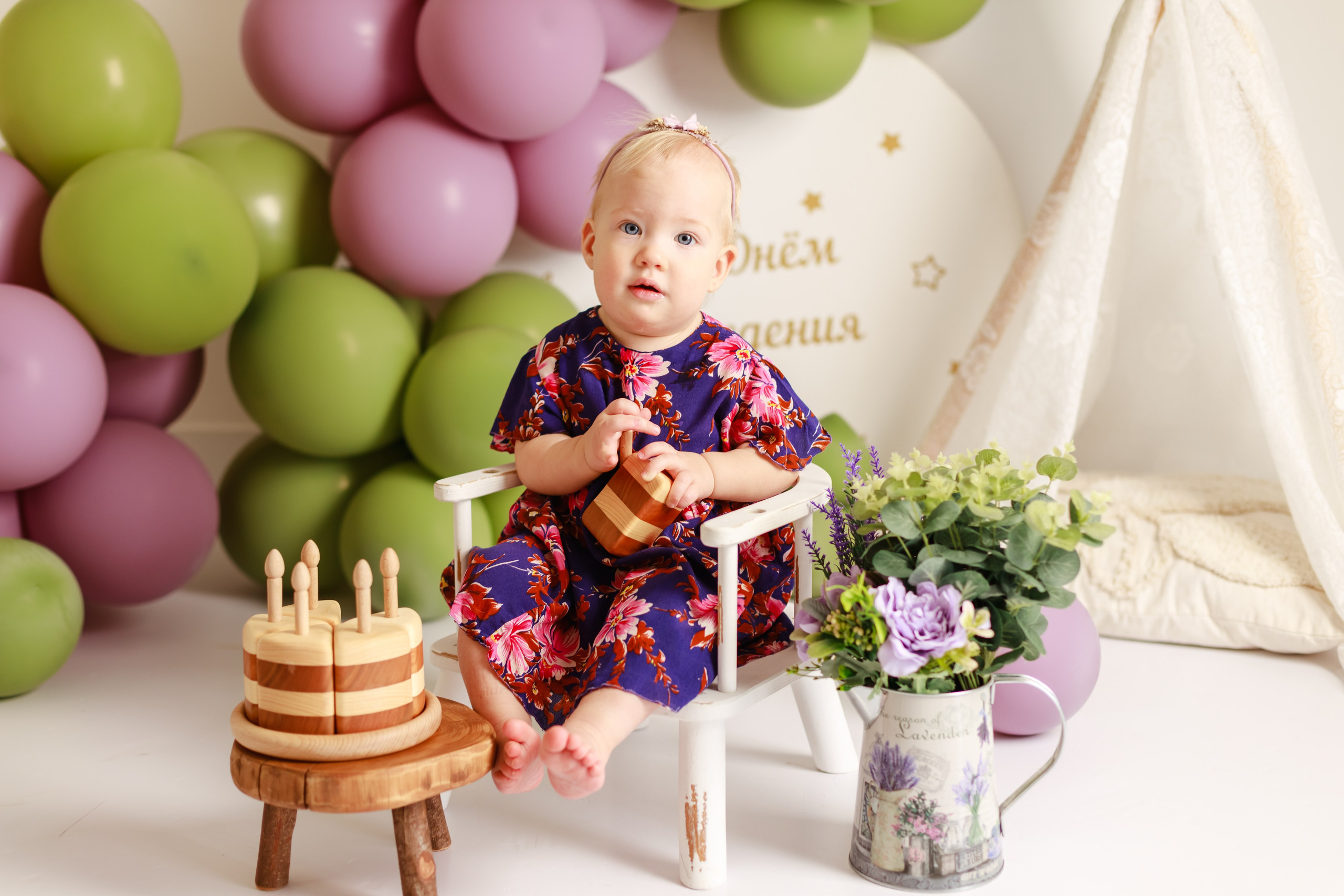 Бэлле 1 годик. Детский и семейный фотограф в Краснодаре Альбина Морозова