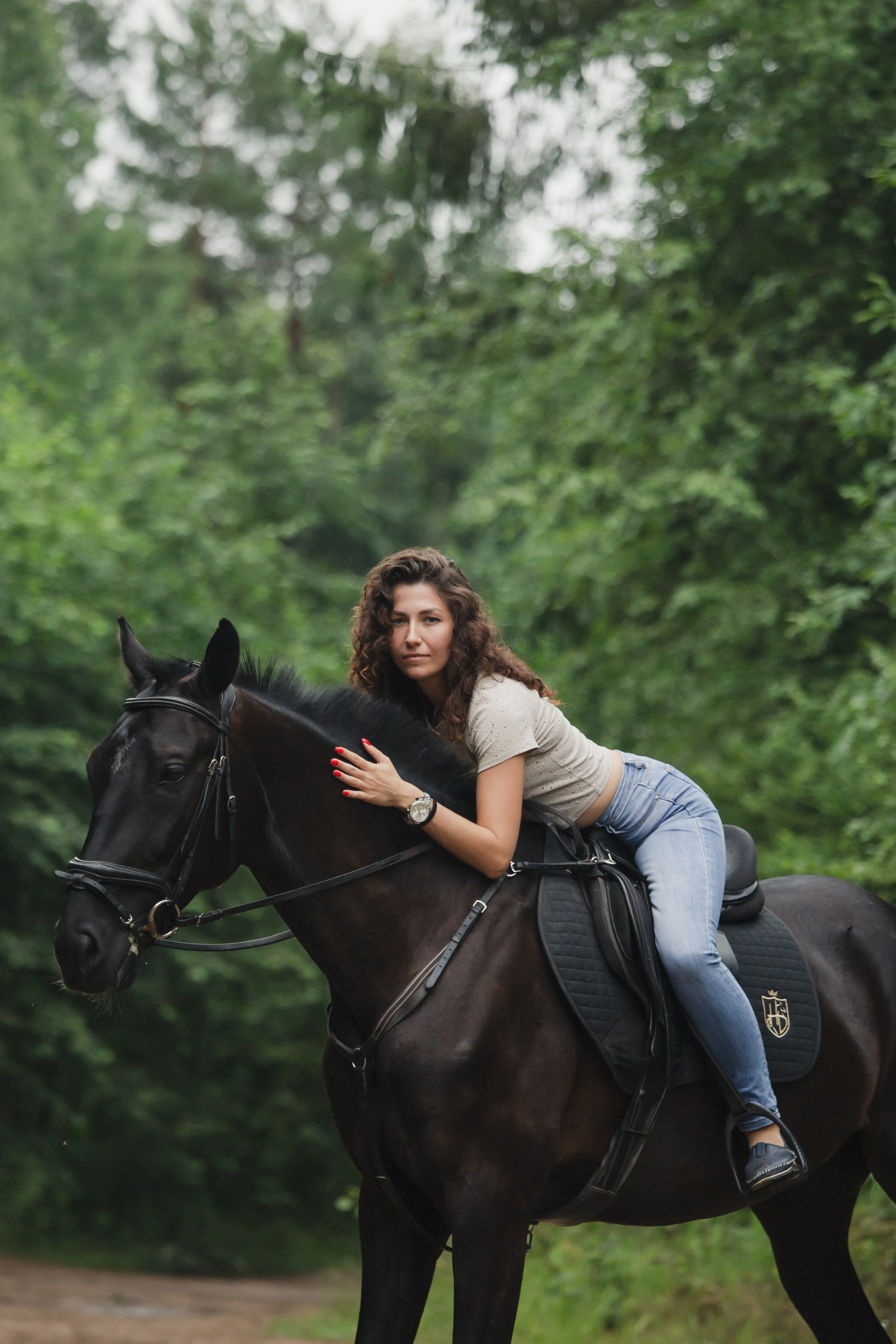 Фотопрогулки с Гороскопом. Конный фотограф в Санкт-Петербурге Анна Лебедева
