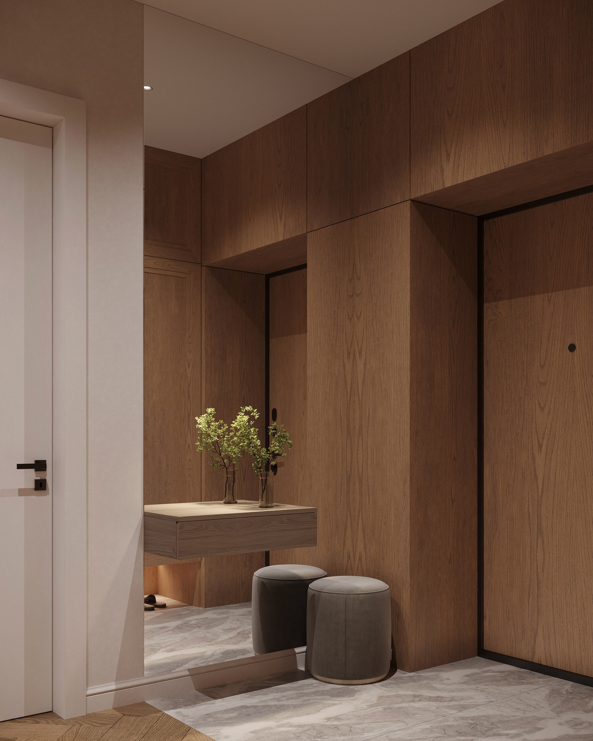 Дизайн трехкомнатной квартиры в ЖК Крыловка Парк Казань. Архитектор-дизайнер в Казани