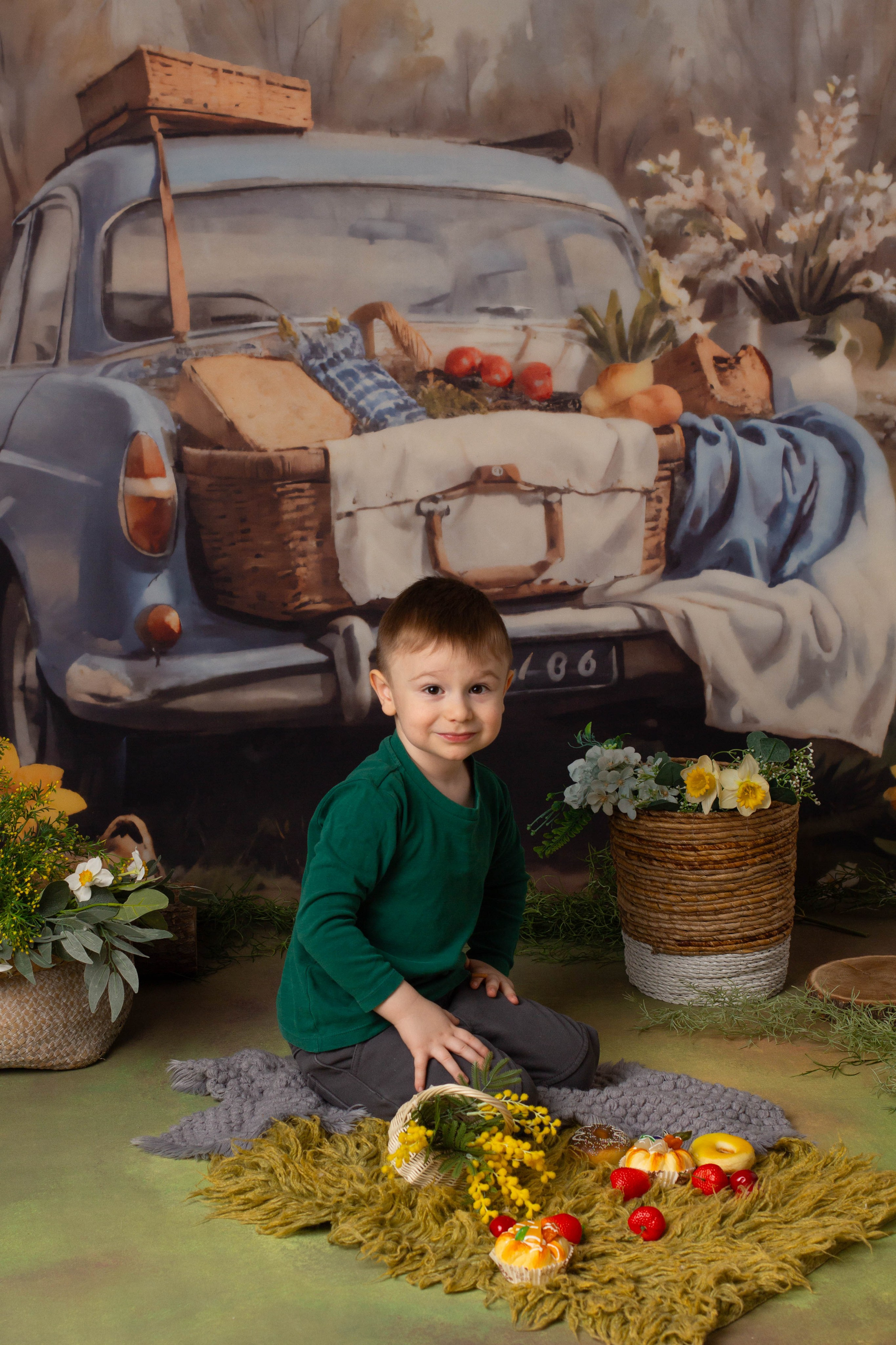 Фото-проекты (тыквенный, арбузный, весенний). Детский и семейный фотограф в Москве и МО