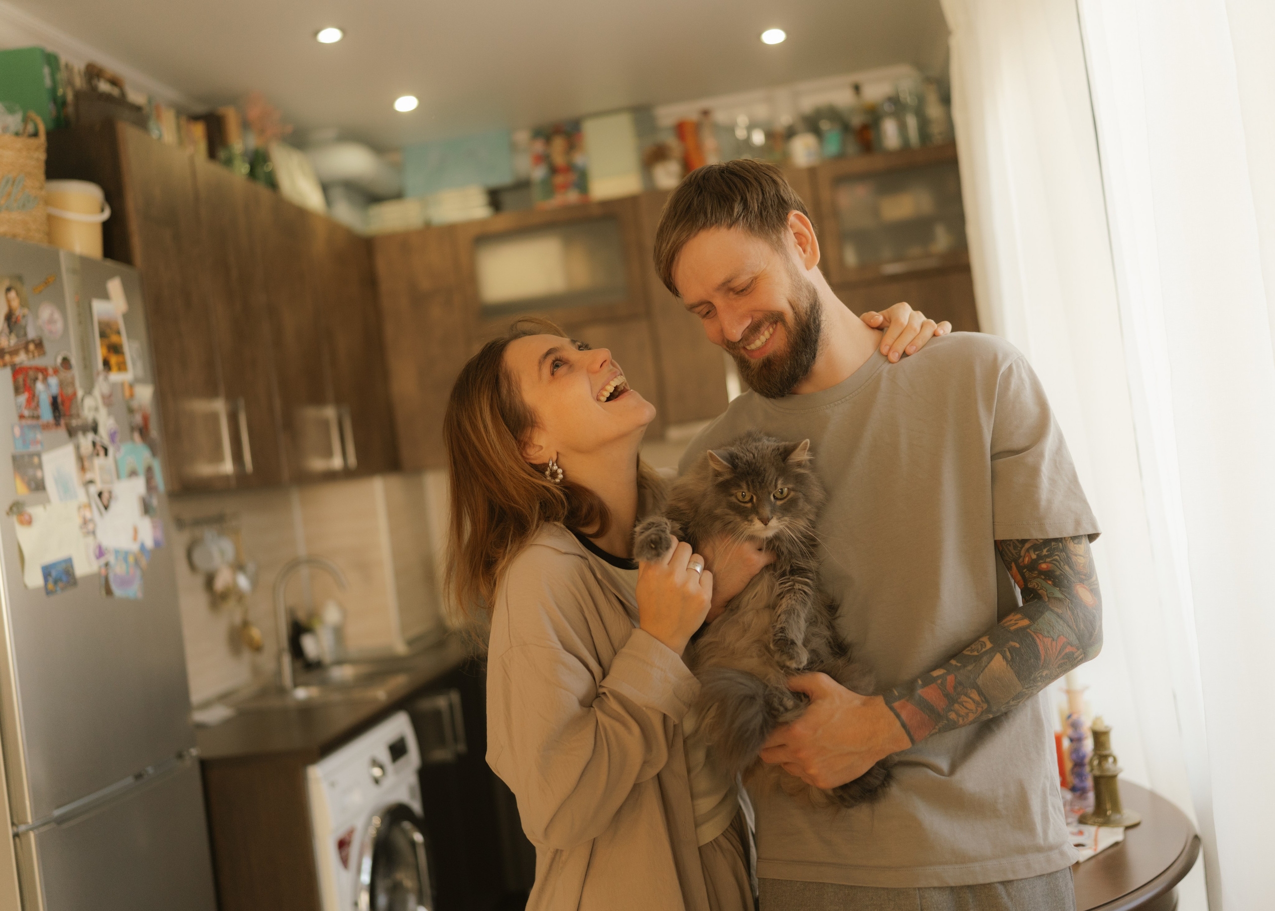 Катя и Андрей | домашняя. Фотограф в Новосибирске Диана Ильиных