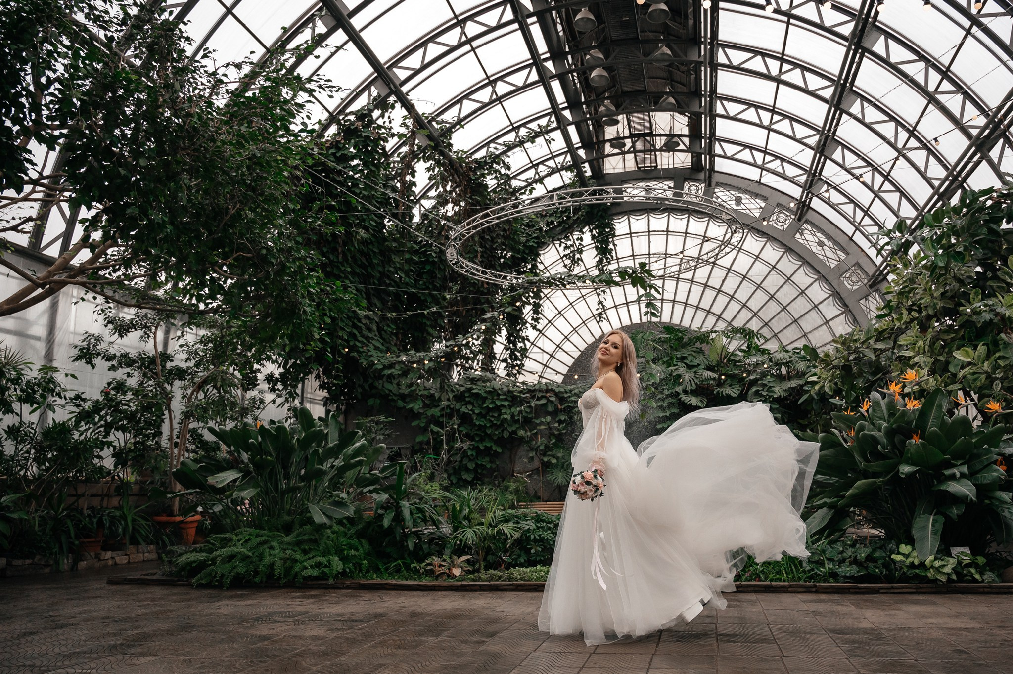 Оранжерея Таврического сада. Свадебный и семейный фотограф из Санкт-Петербурга Климов Анатолий