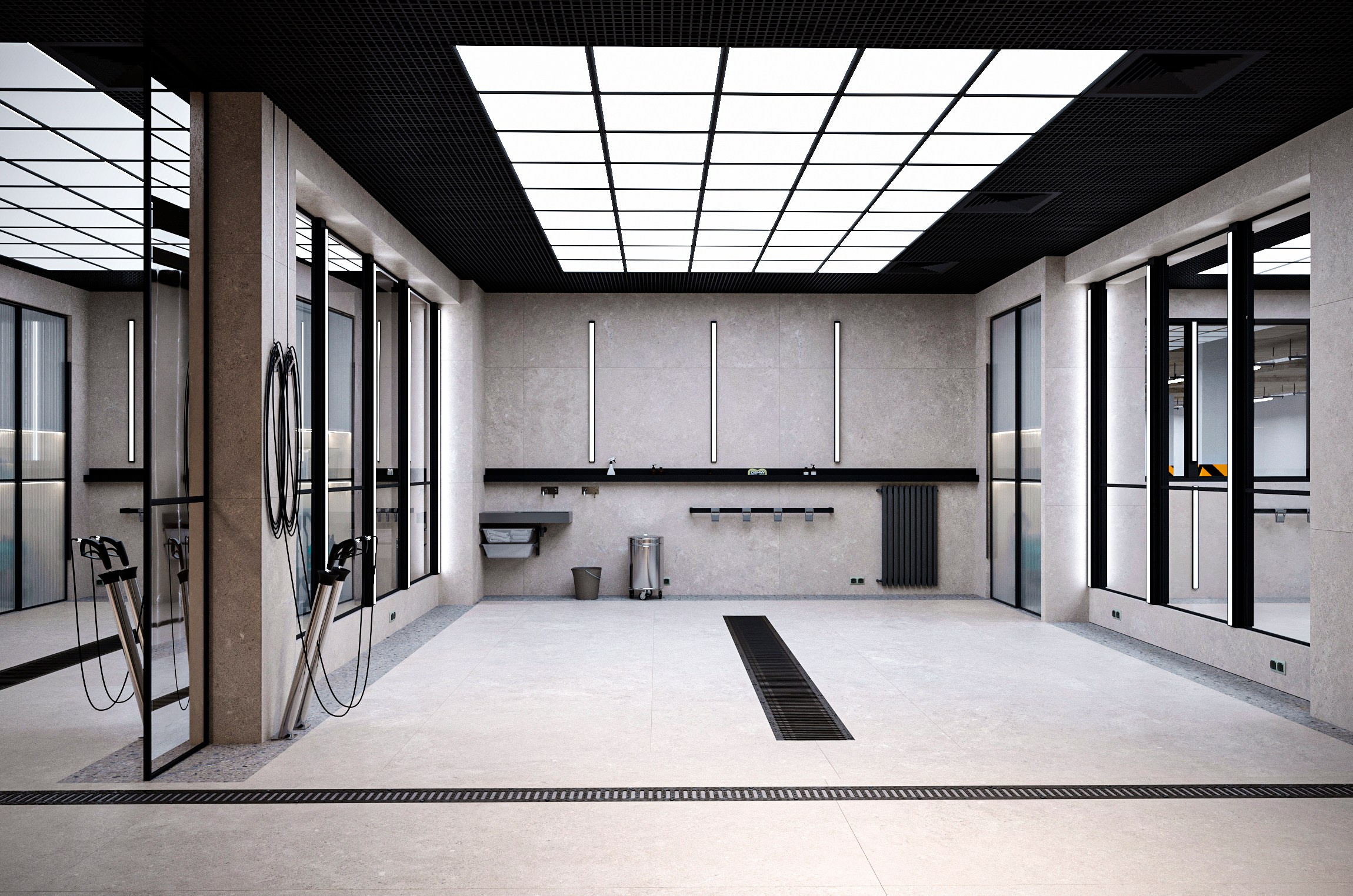 Royal Carwash — Автомоечно-детейлинговый комплекс, г. Астана. Дизайн интерьера и экстерьера в Санкт-Петербурге Яна Емельянова