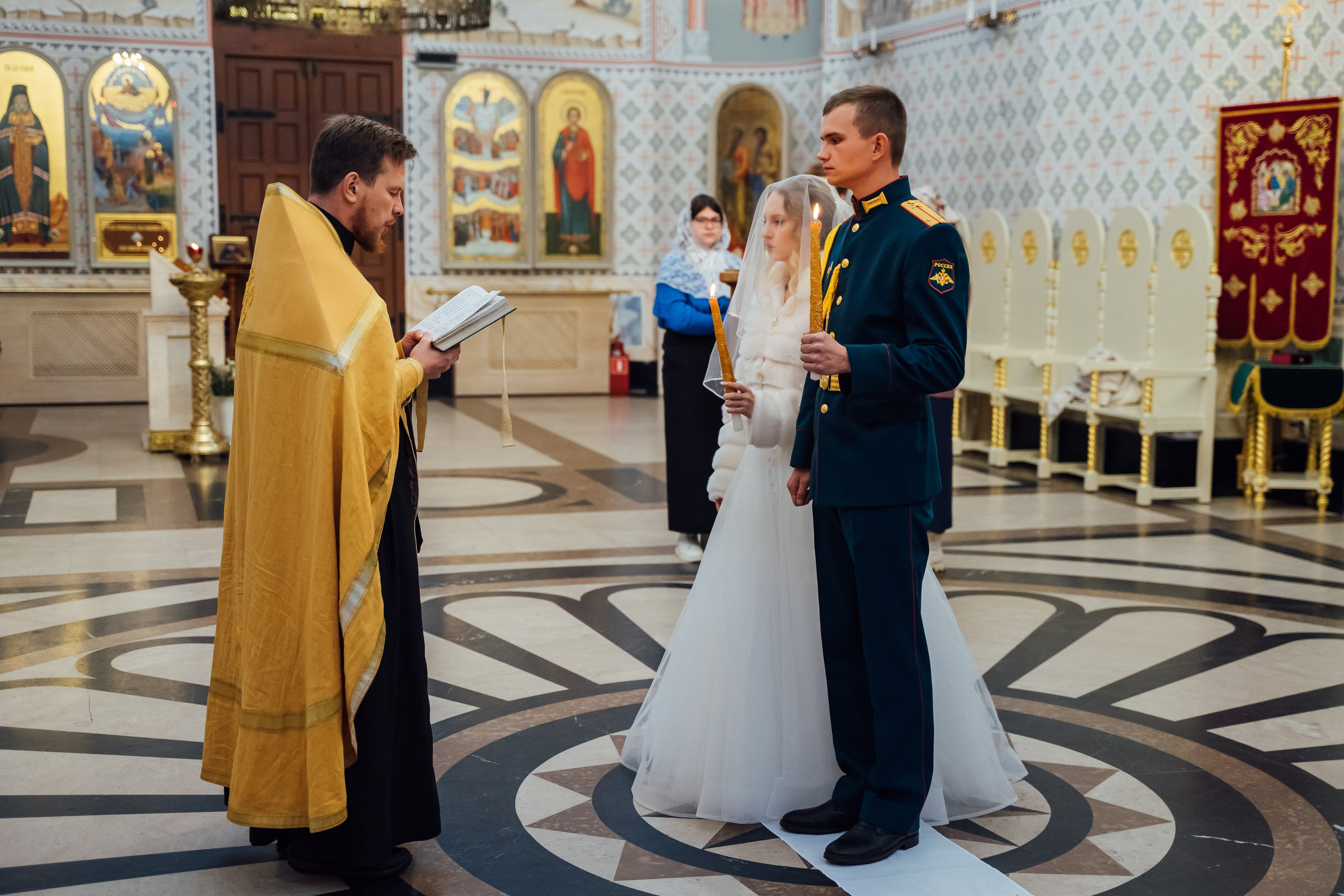 Венчание Вячеслав и Виктория. Свадебный фотограф в Коломне, Воскресенске, Егорьевске Владимир Петров