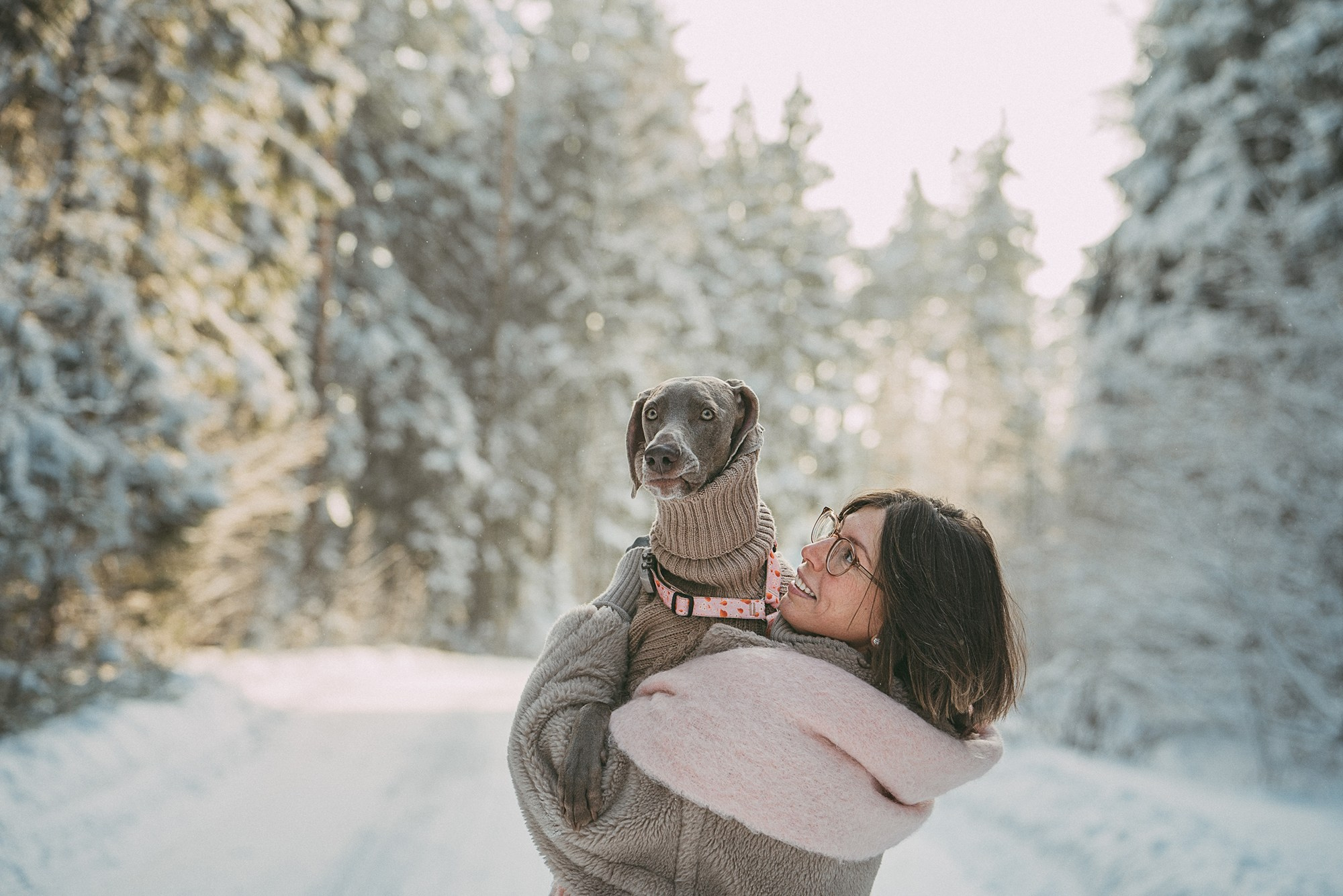 Лена и Фанни. Фотограф анималист в Москве и Санкт-Петербурге Свиридова Анна