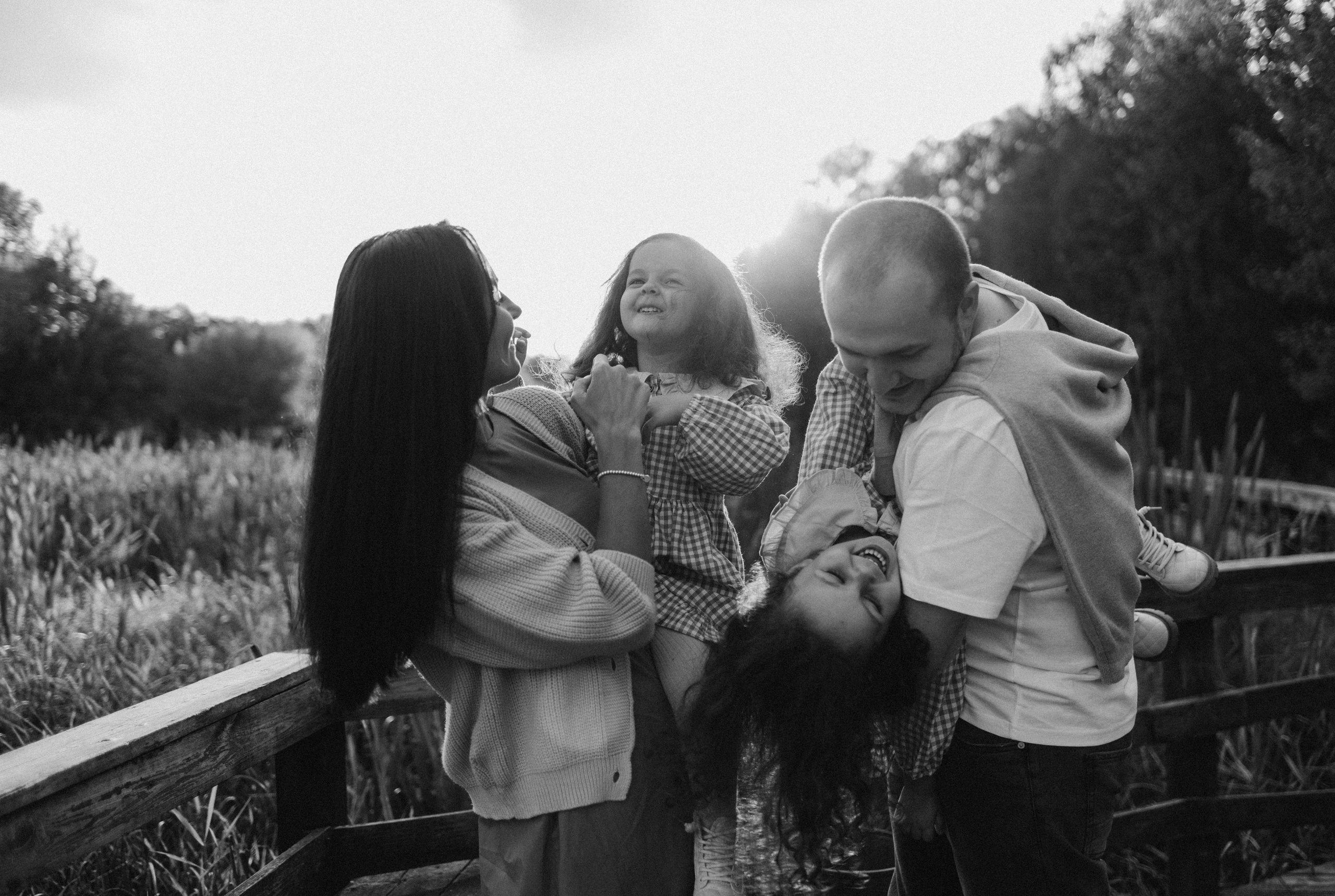 Оливия, Амелия и родители. Семейный фотограф Москва Валерия Белова