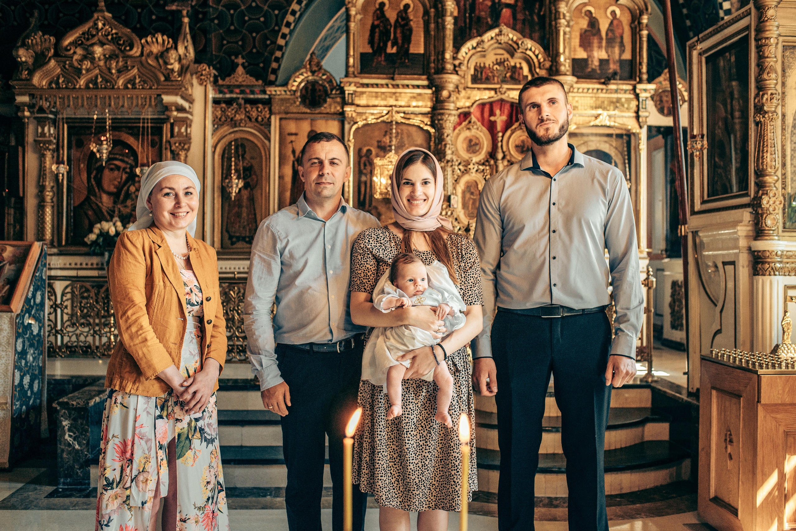 Крещение Софии. Фотограф на выписку из роддома в Москве и МО