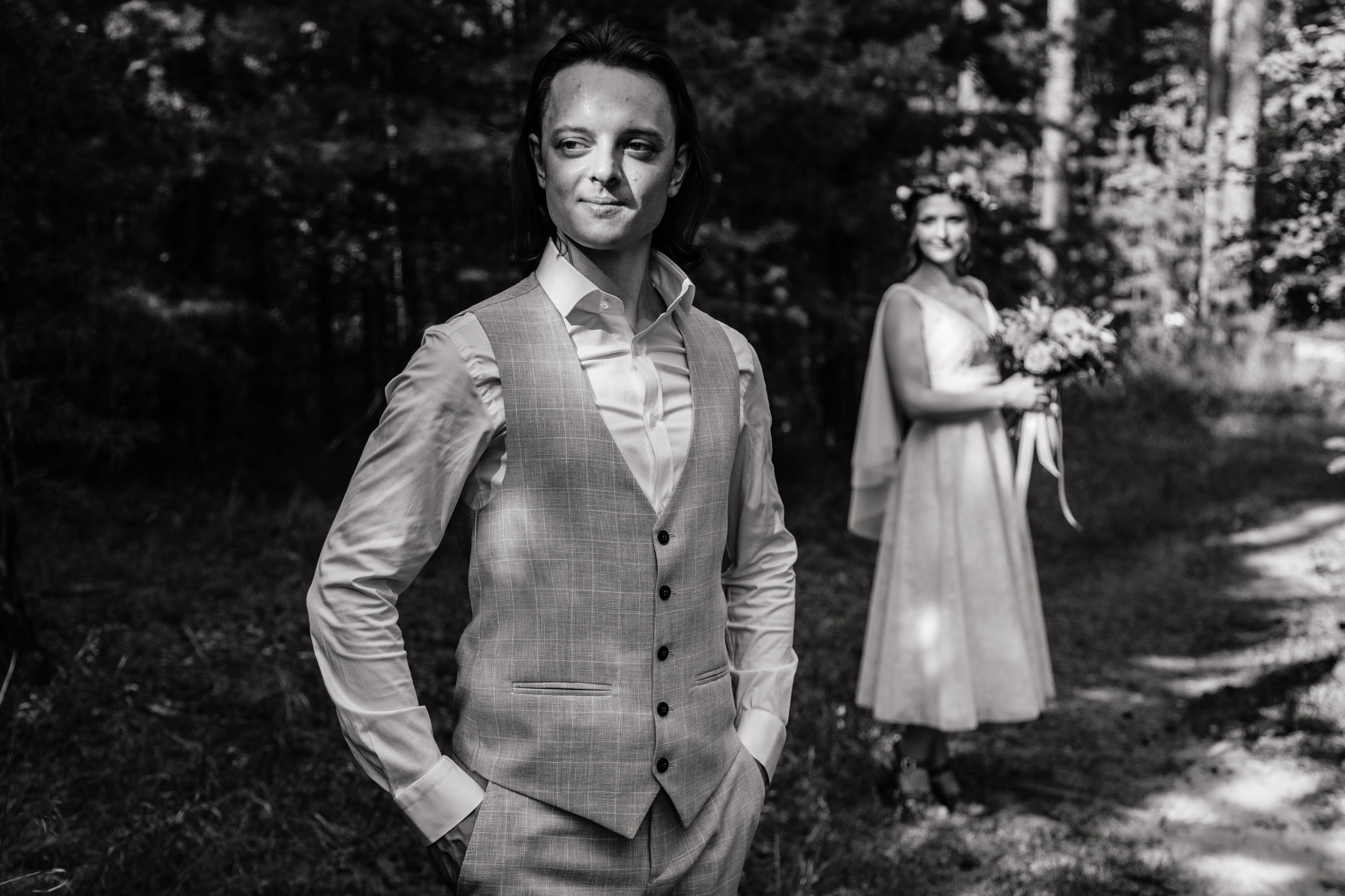 Камерная свадьба. Свадебный  фотограф Новосибирск