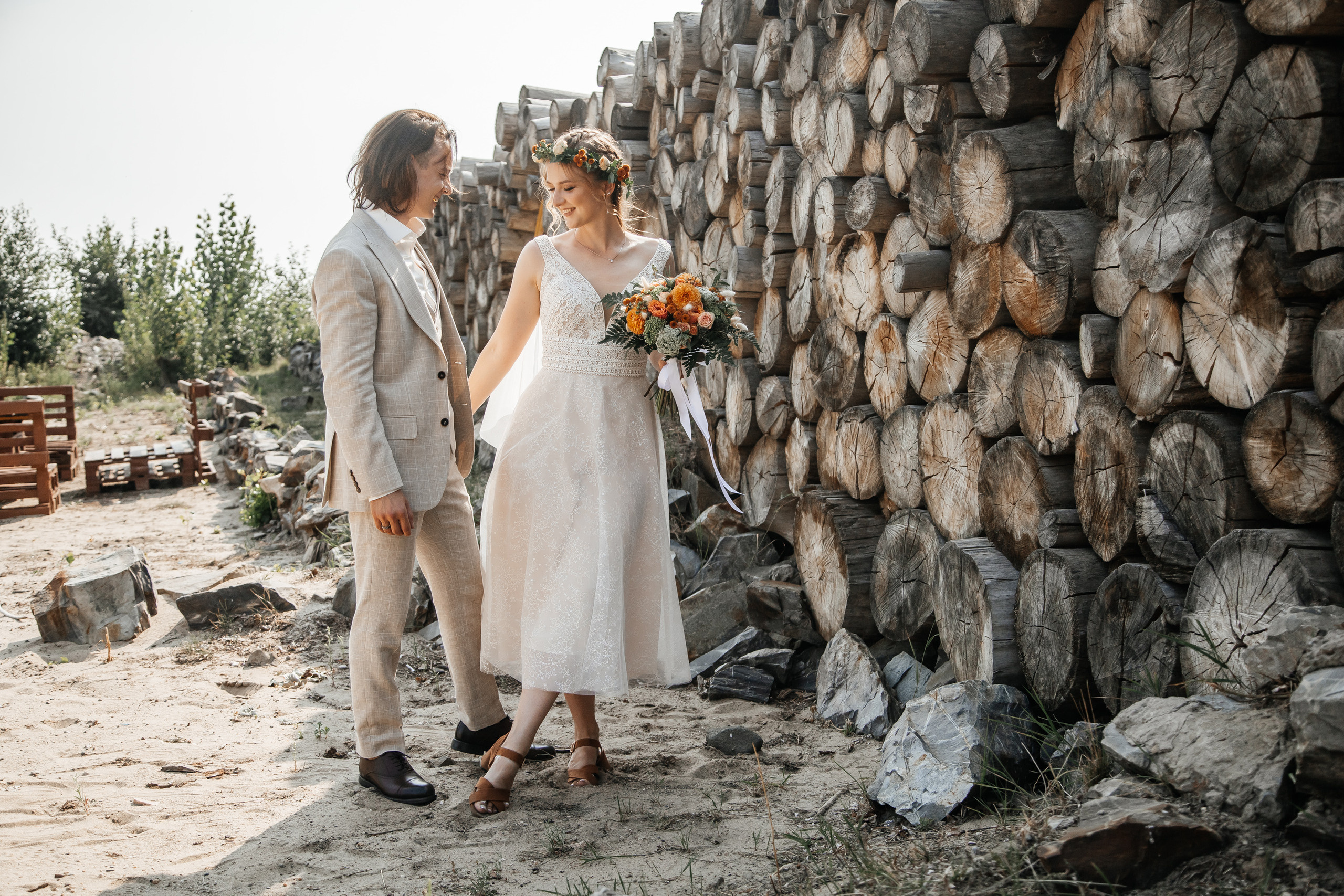 Камерная свадьба. Свадебный  фотограф Новосибирск