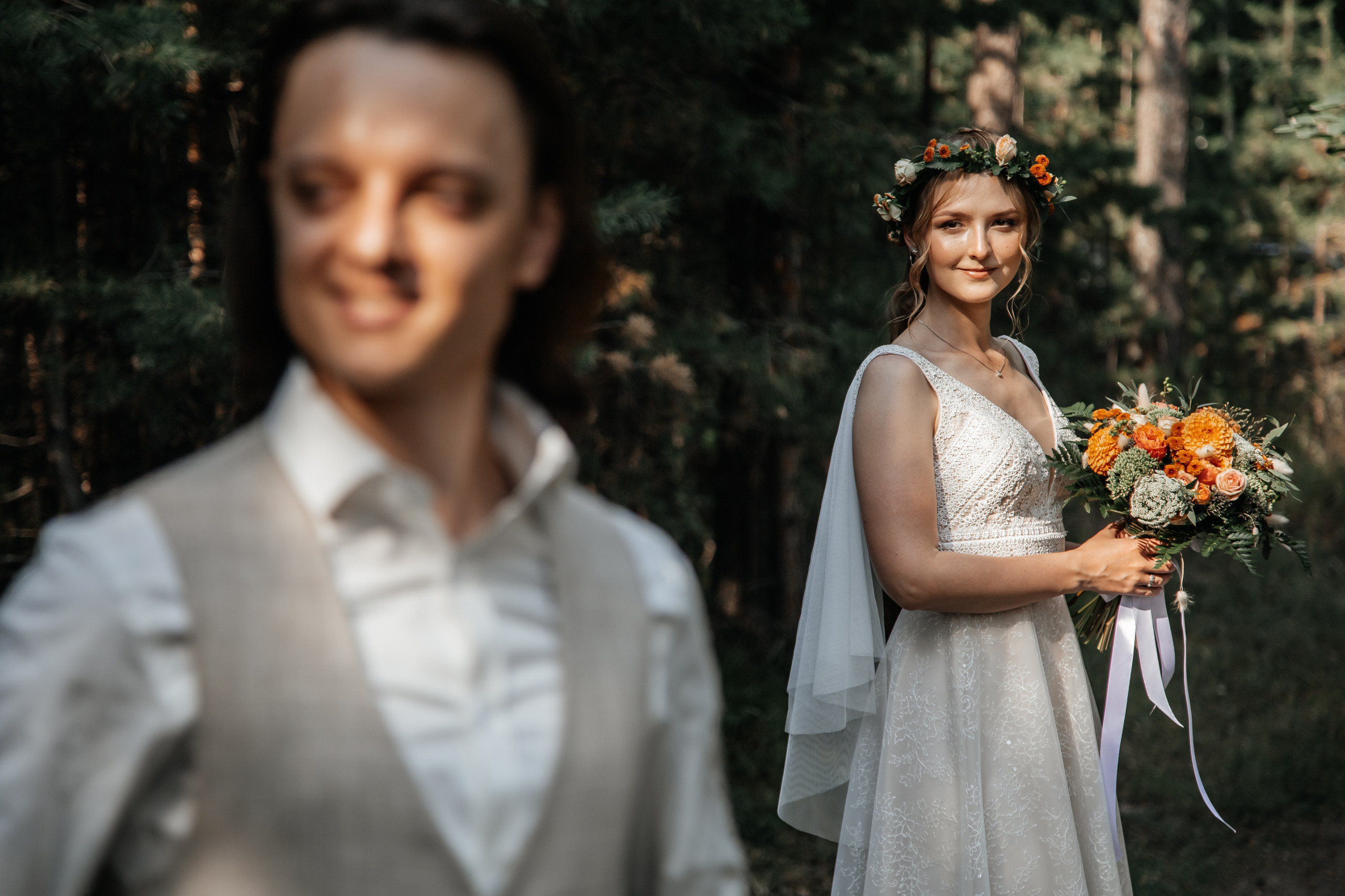 Камерная свадьба. Свадебный  фотограф Новосибирск