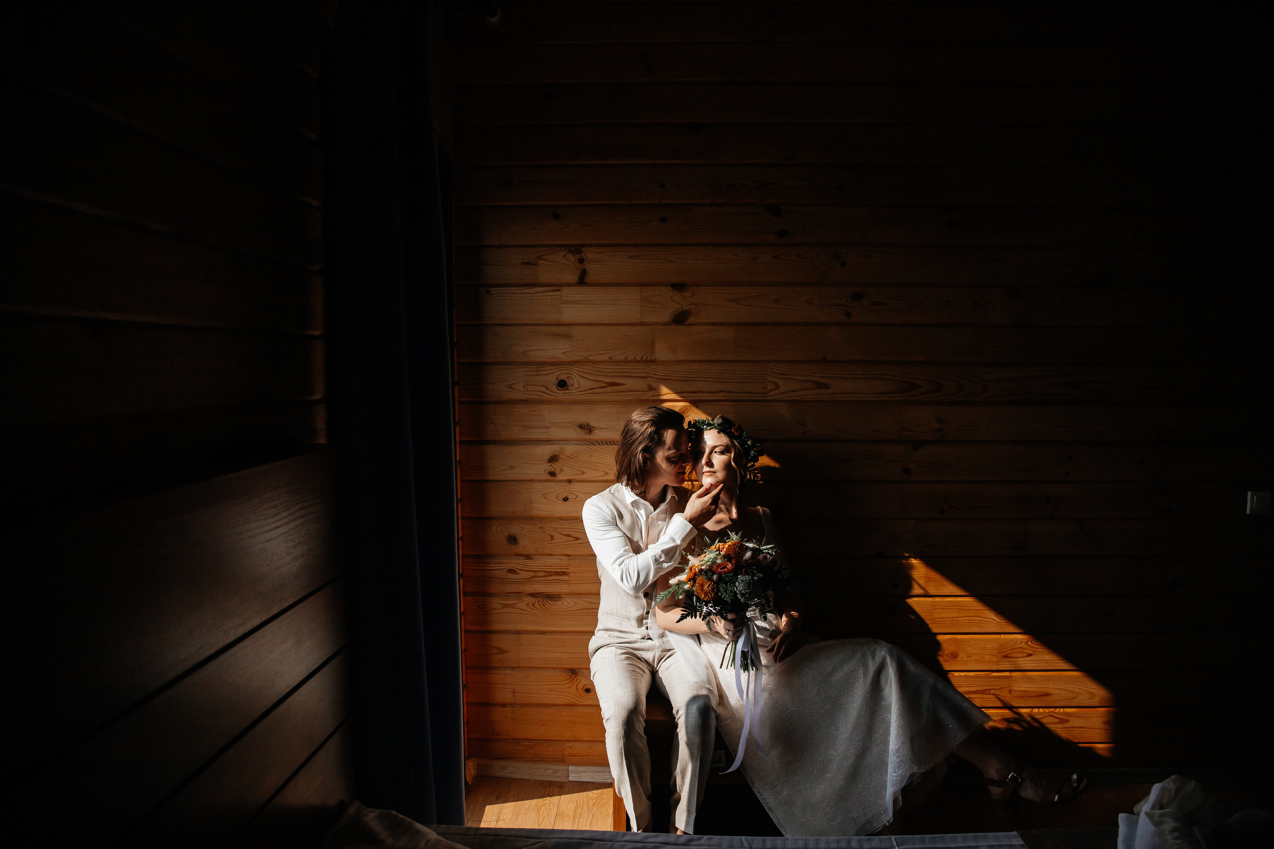 Камерная свадьба. Свадебный  фотограф Новосибирск