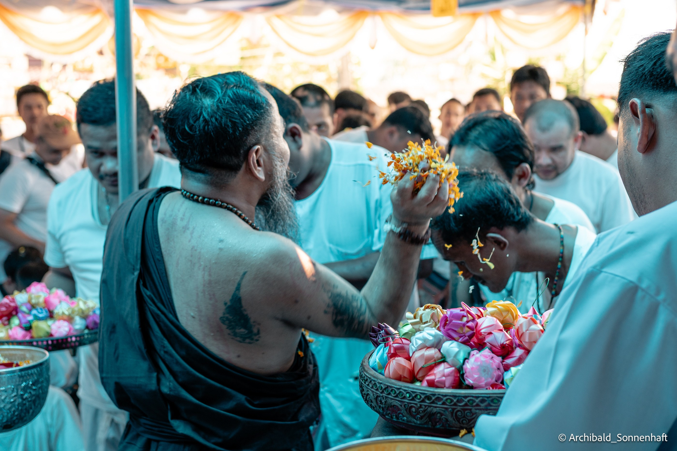 Thai monk. Photographer in Guangzhou, China. Archibald Sonnenhaft