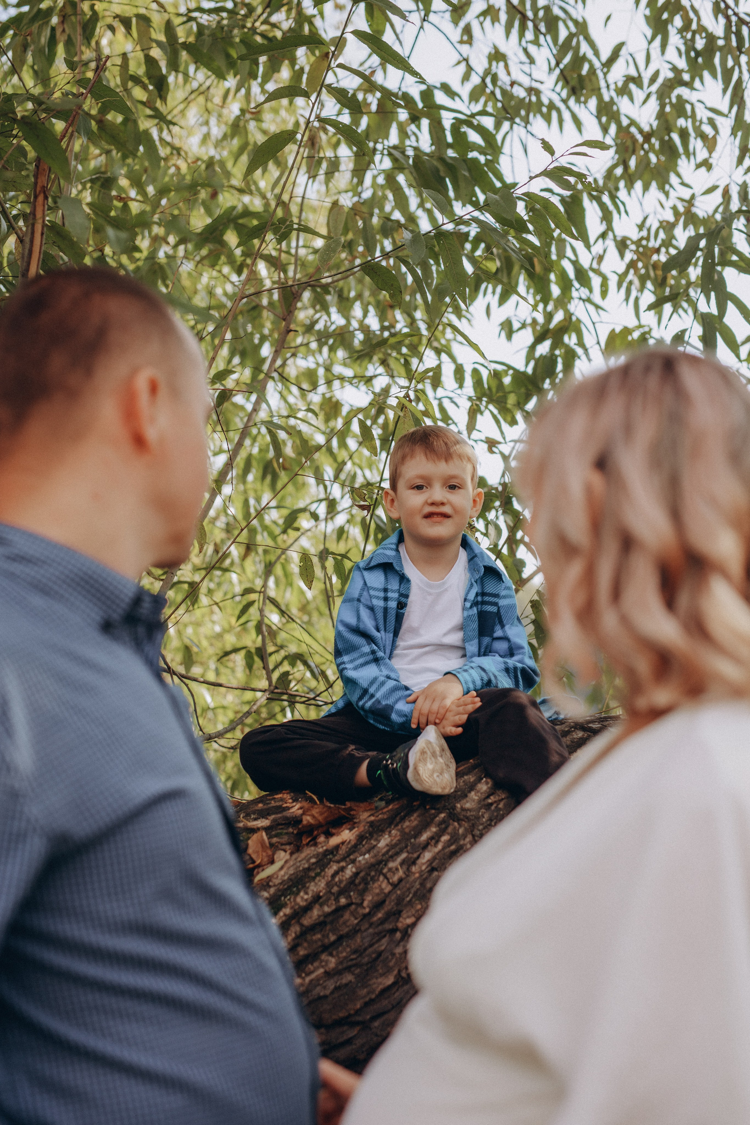 Елена и семья. Фотограф Анастасия Петрова