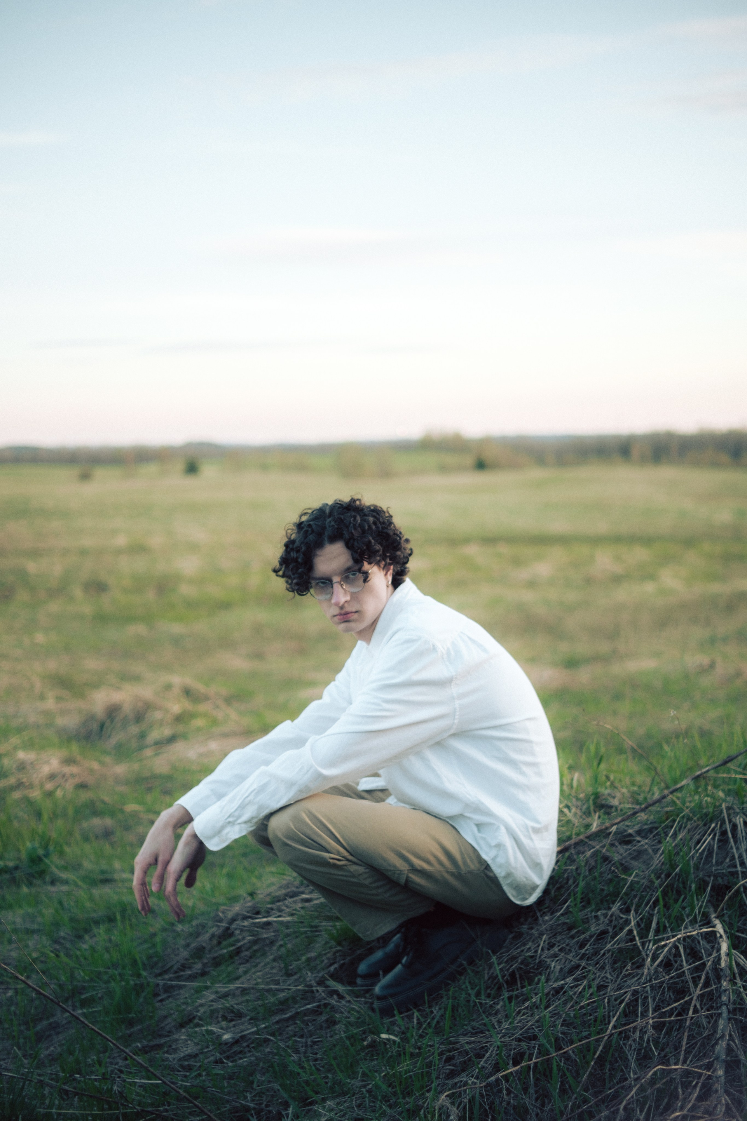 Андрей. Съёмка в поле. Lickord