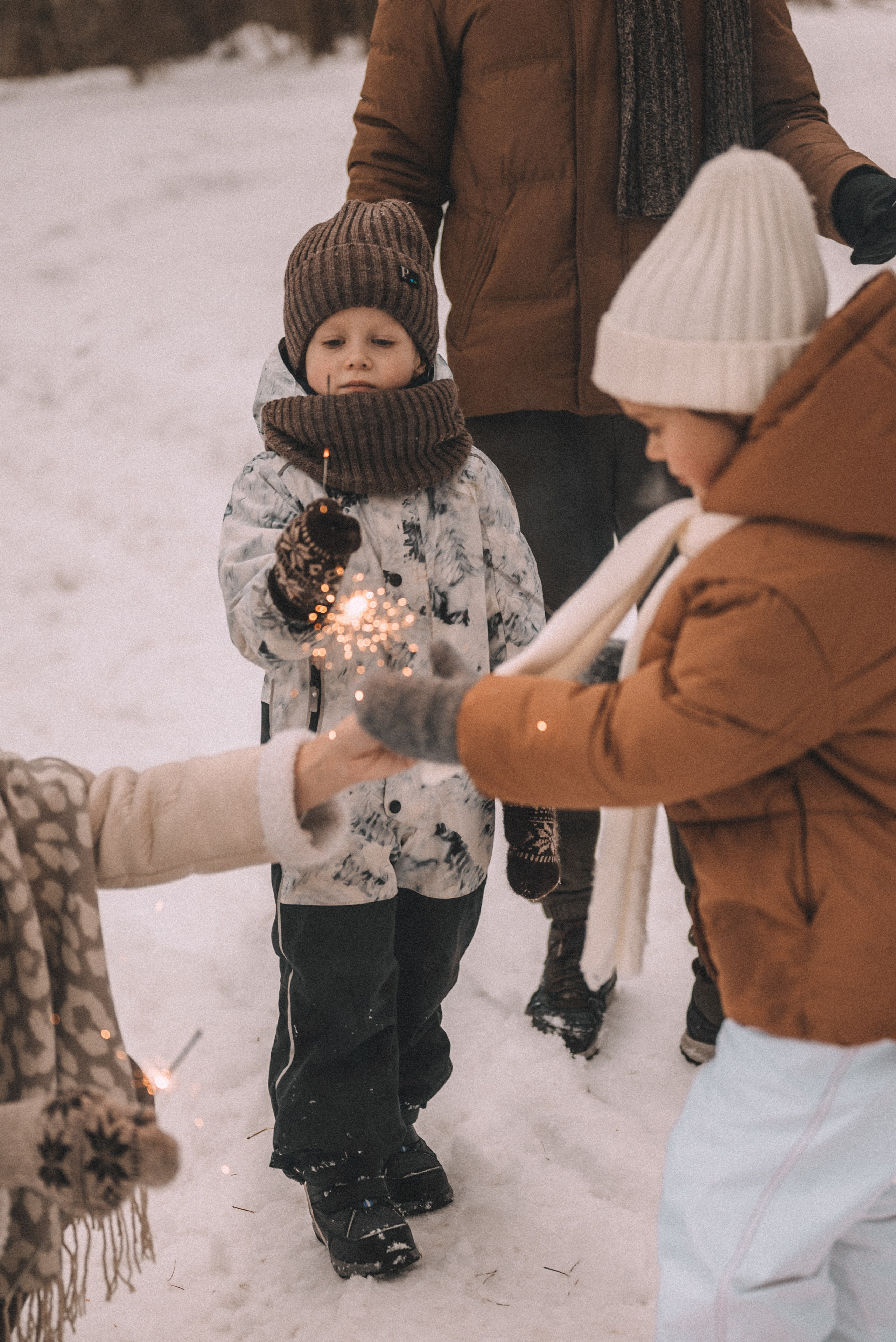 Сергей и Наталья с Ксюшей и Максимом. Фотограф Кристина Пархоменко