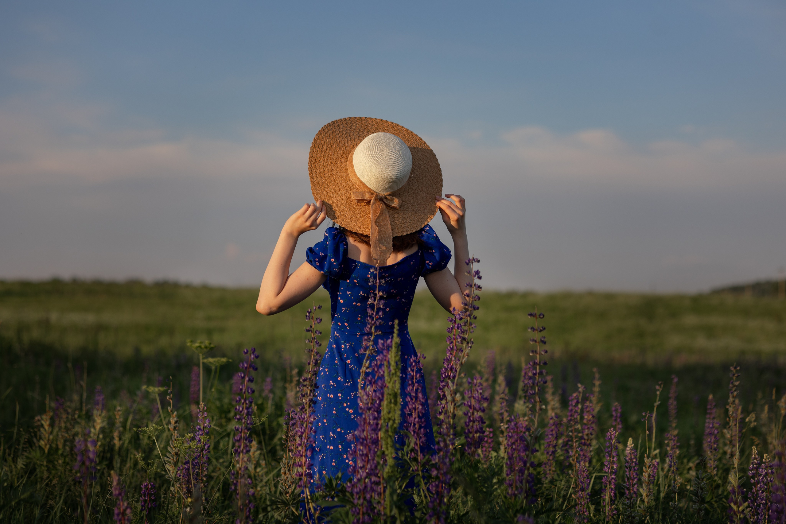 Фотосъемка в люпинах