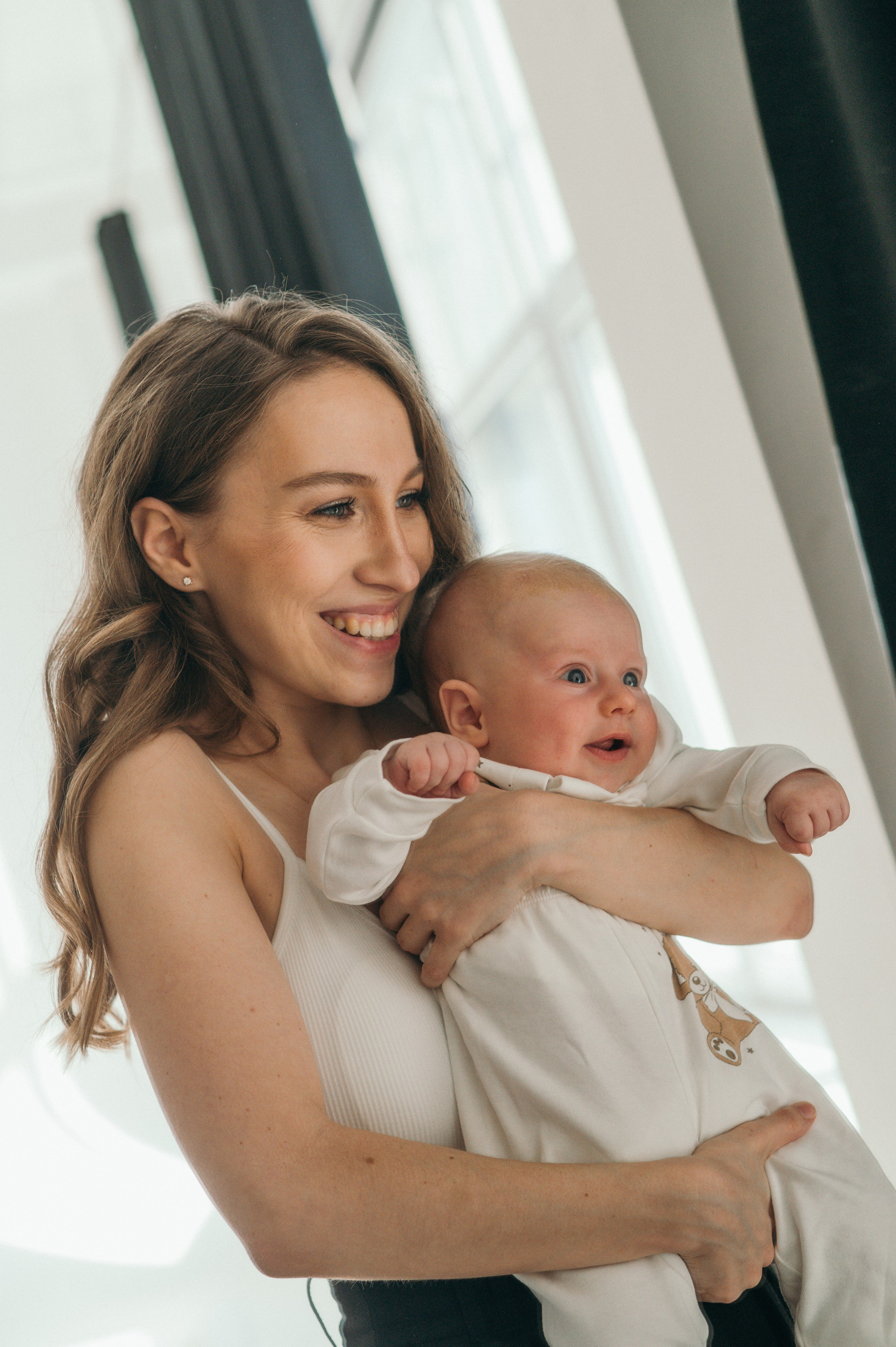 Семейная Фотосессия с малышом в студии. Фотограф Москва