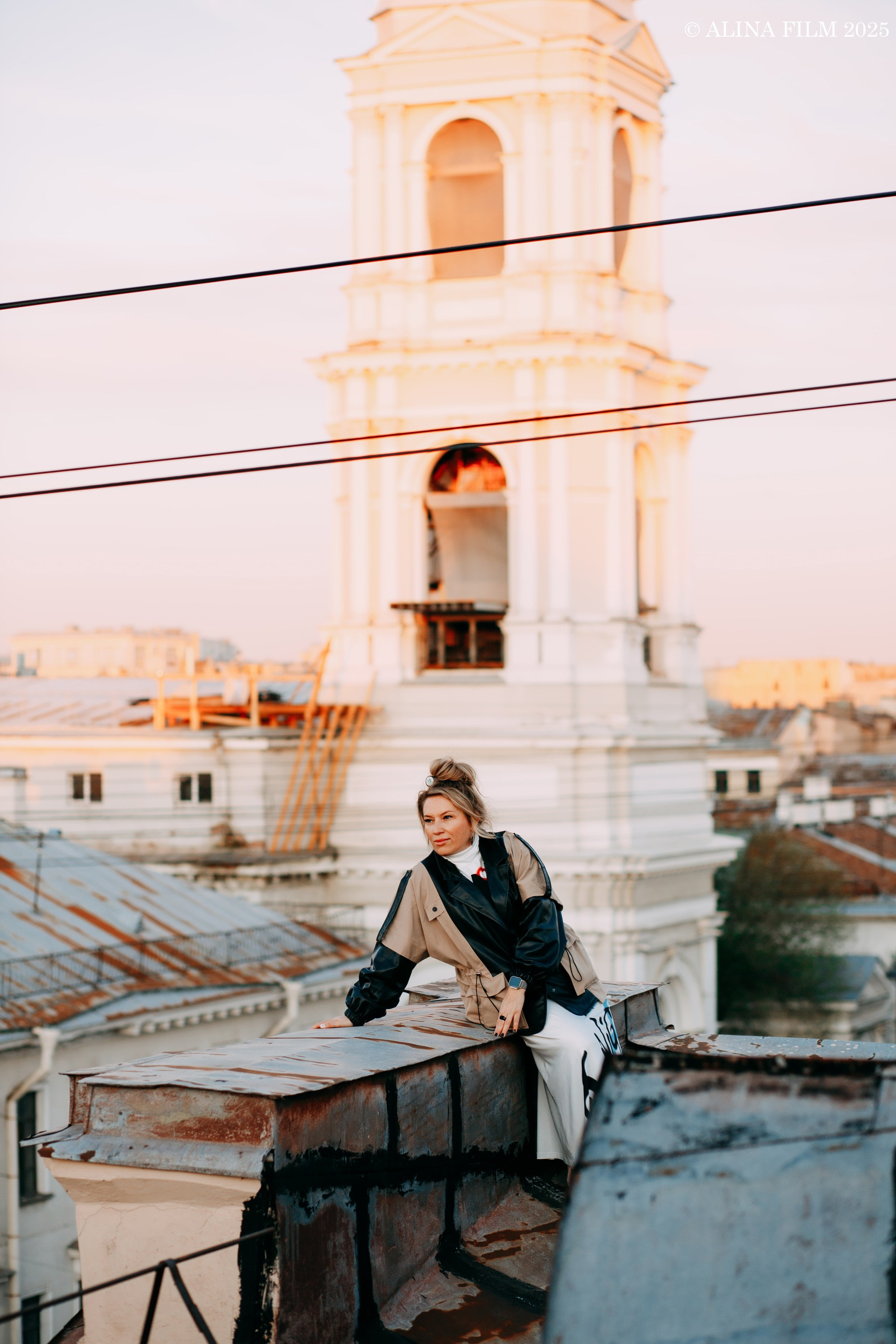 Фотосессия на крыше на Спортивной. Фотограф в Санкт-Петербурге Alina Film