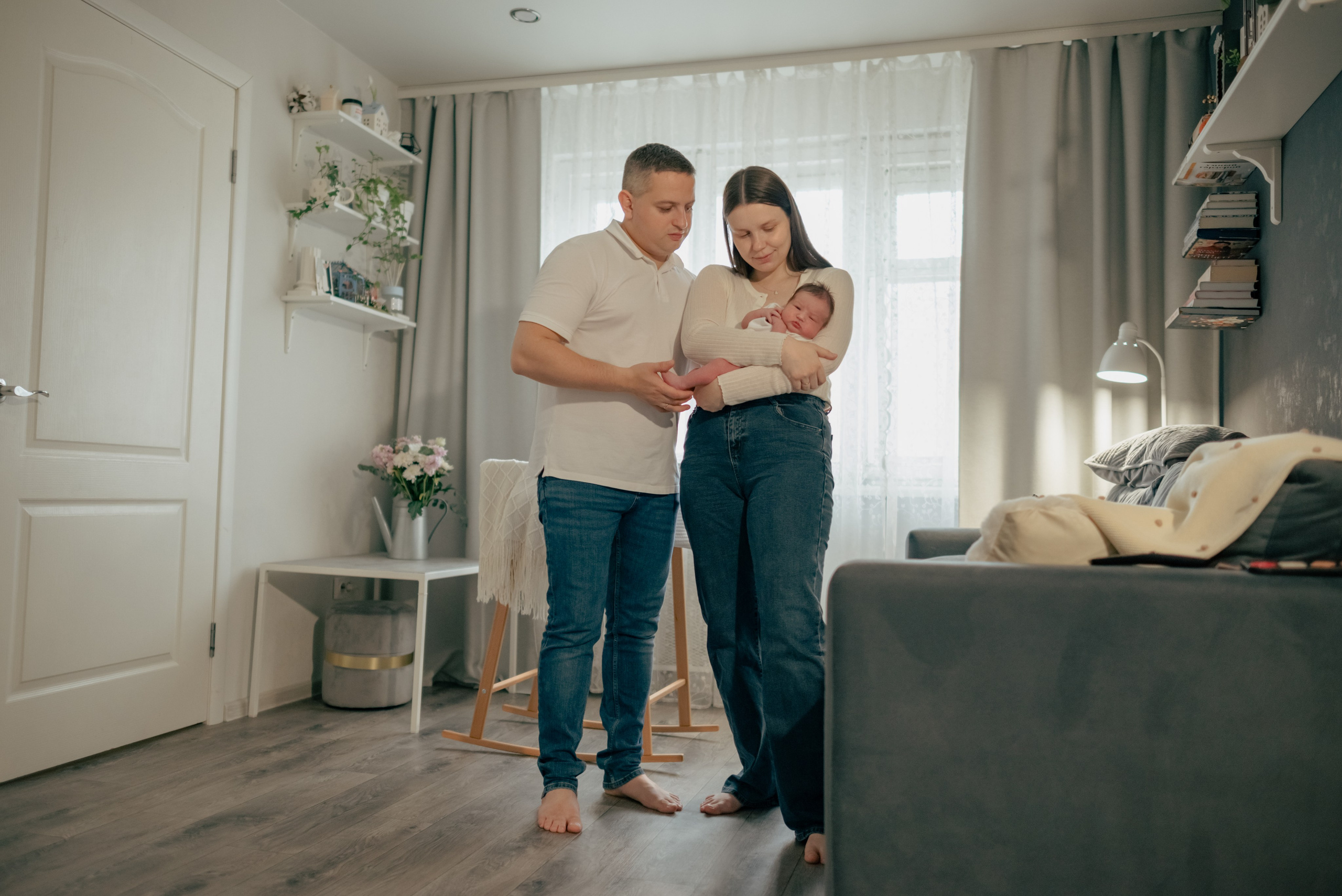 Домашняя фотоистория. Кира. Фотограф новорожденных в Норильске Виктория Шагалиева