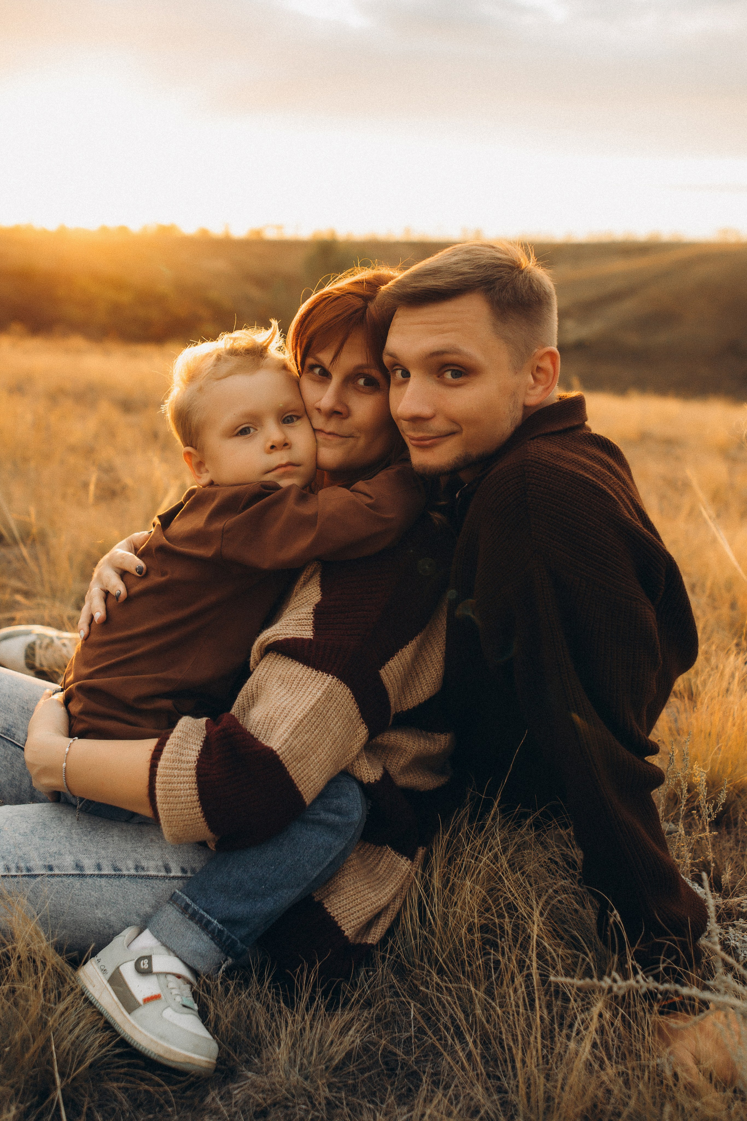 Оля, Лёша и Олежка. Семейный фотограф и детский фотограф в Волгограде Алеся Бутакова — дет