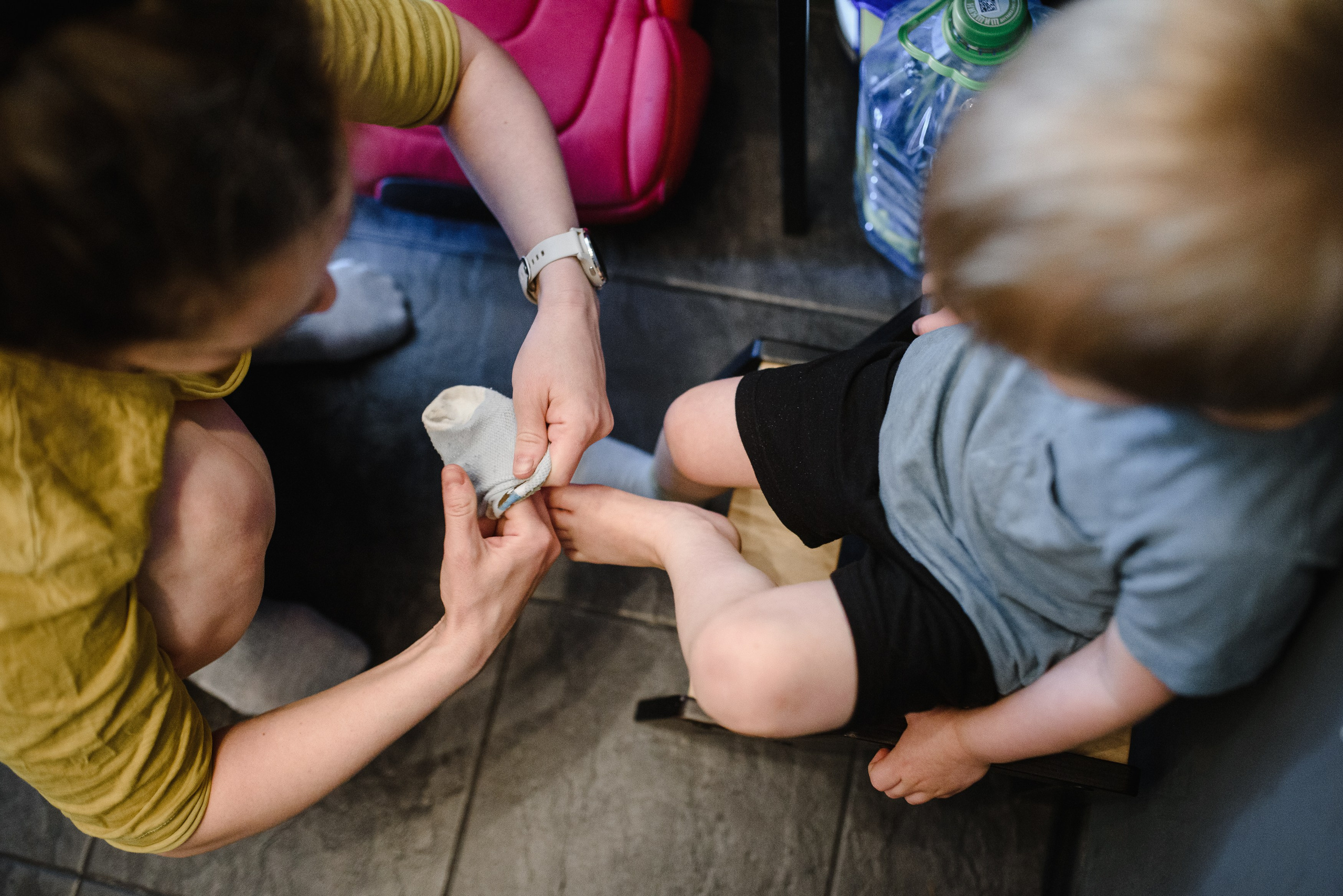 Игорь, Мила и Михаил Игоревич, домашняя история. Фотограф Денис Неместо, портрет, репортаж