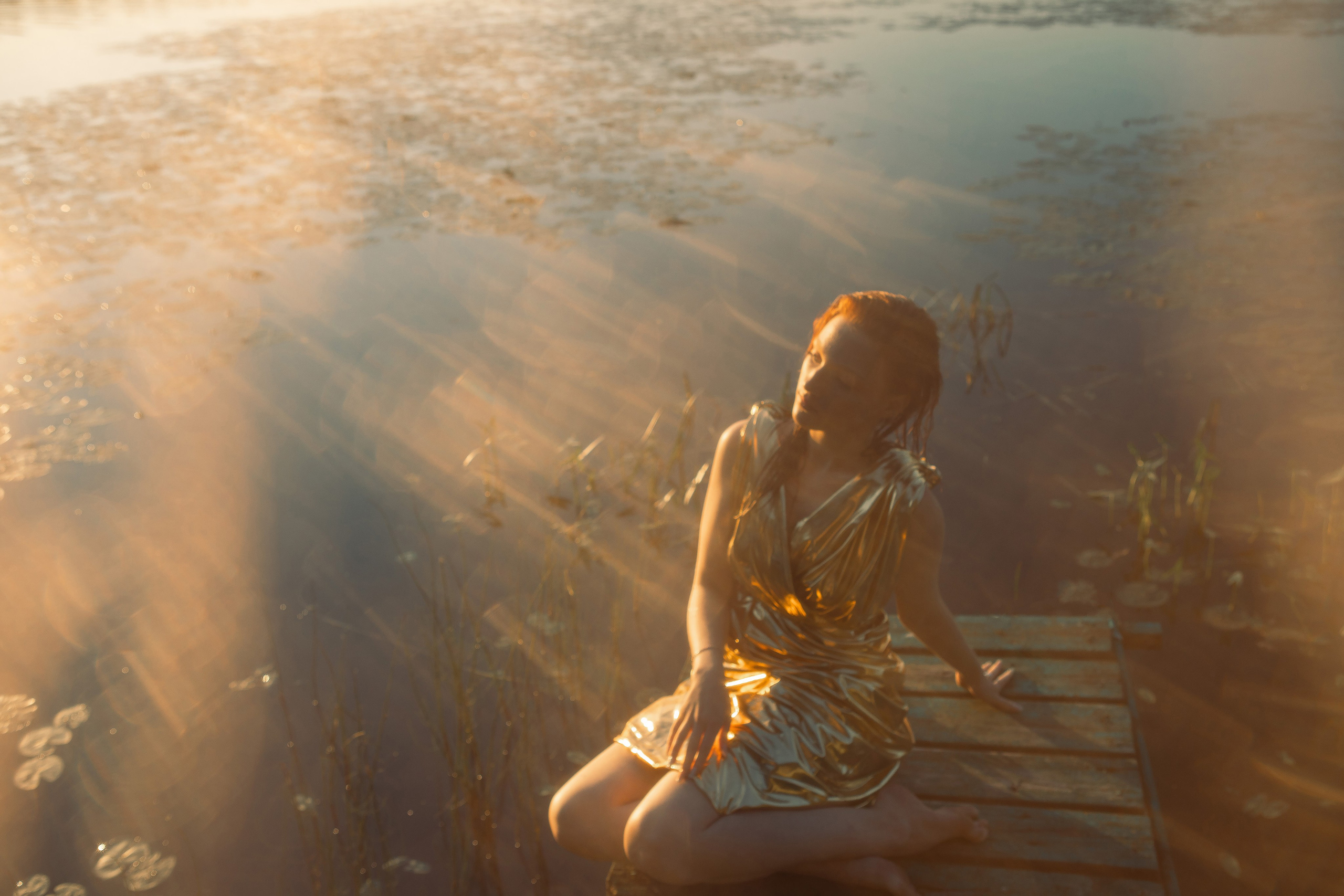 Лена в озере. Семейный и контент- фотограф Анна Уткина, Электросталь, Ногинск, Москва