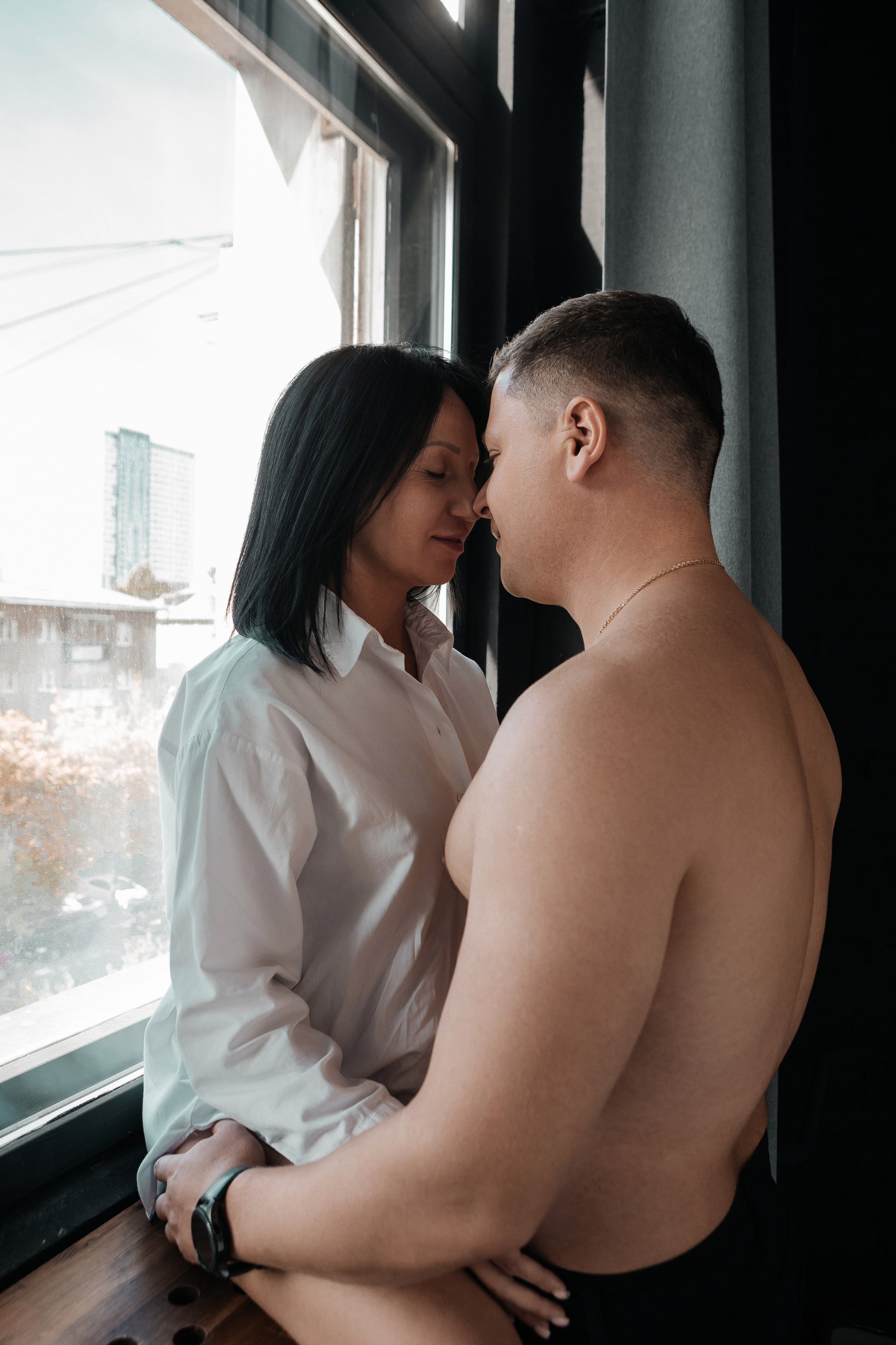 Семейная фотосессия в фотостудии. Свадебный и семейный фотограф Ибрагимова Мария из Екатеринбурга