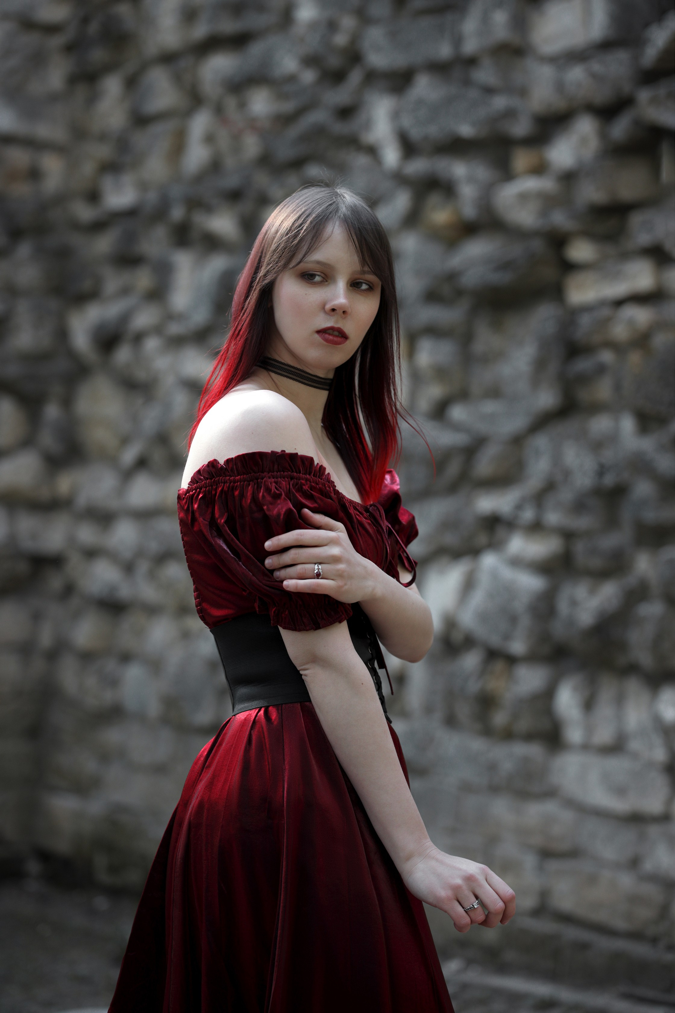 Jungfrau in Rot. Арт-фотограф. Coffelisk