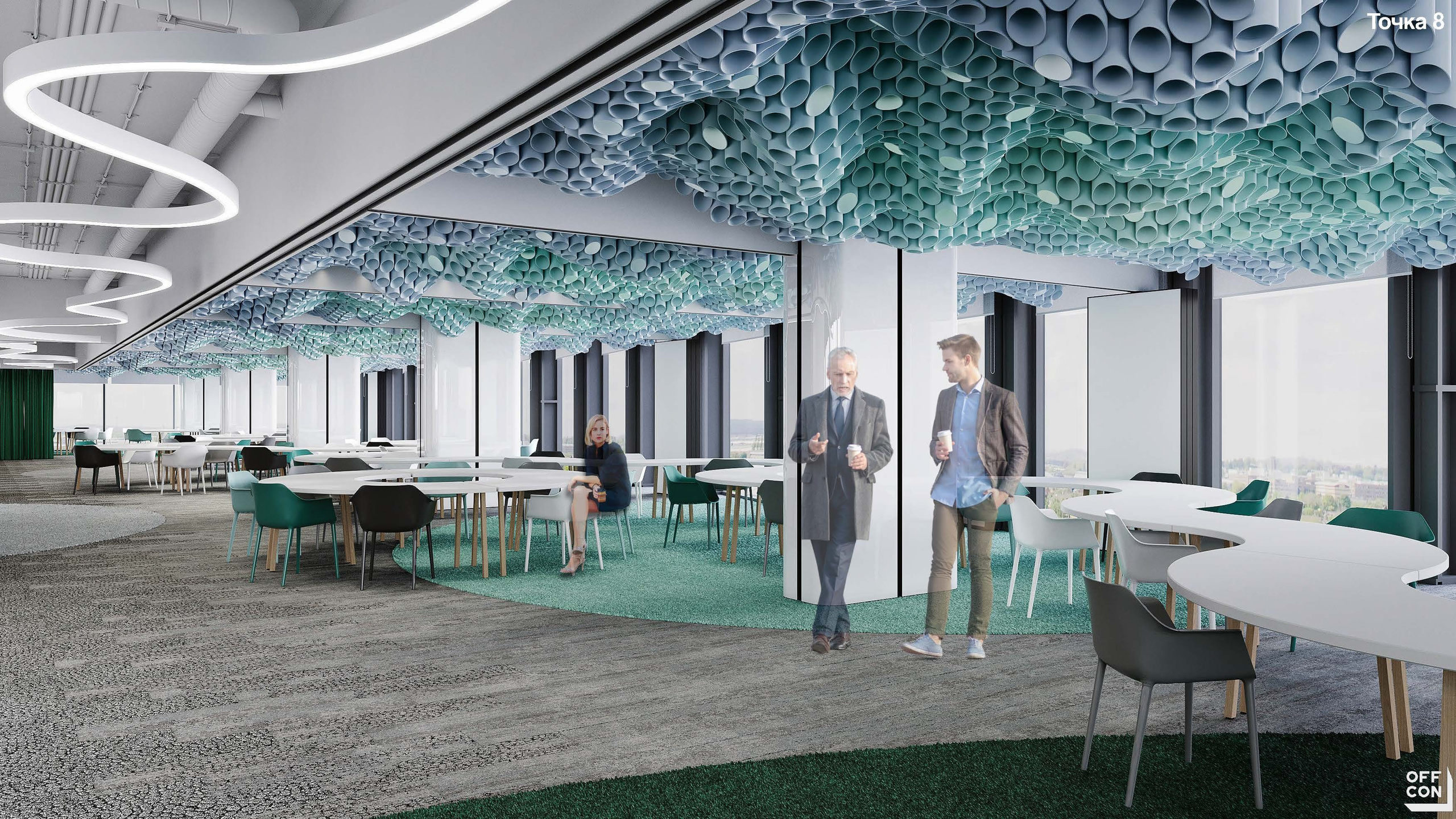 Конкурсная работа для компании Х5. Архитектура и интерьер