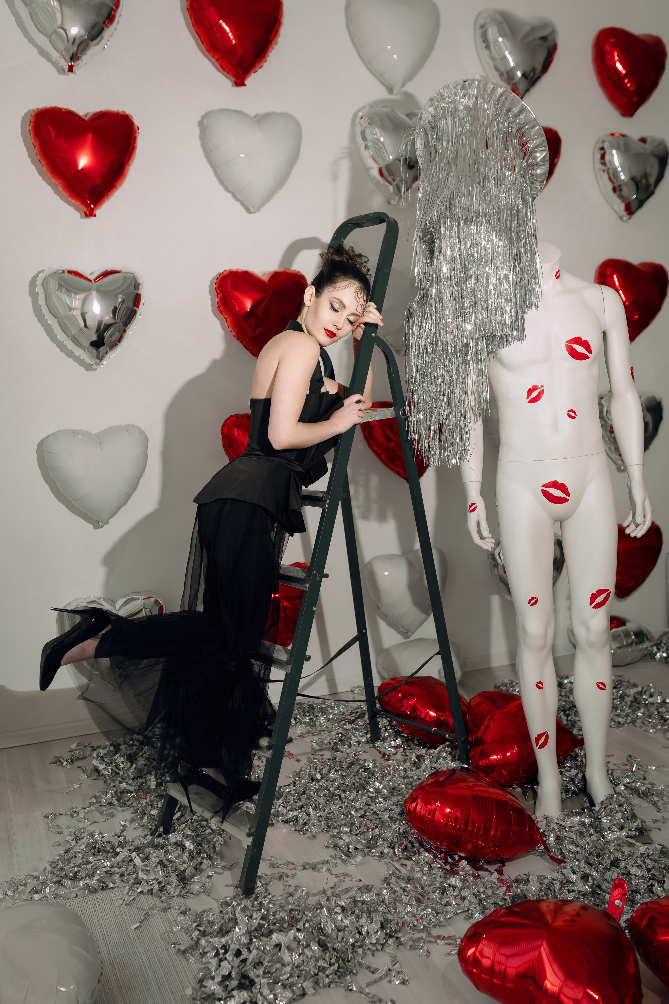 Фотосессия в студии на 14 февраля. Фотограф Ким Наталья в Красноярске