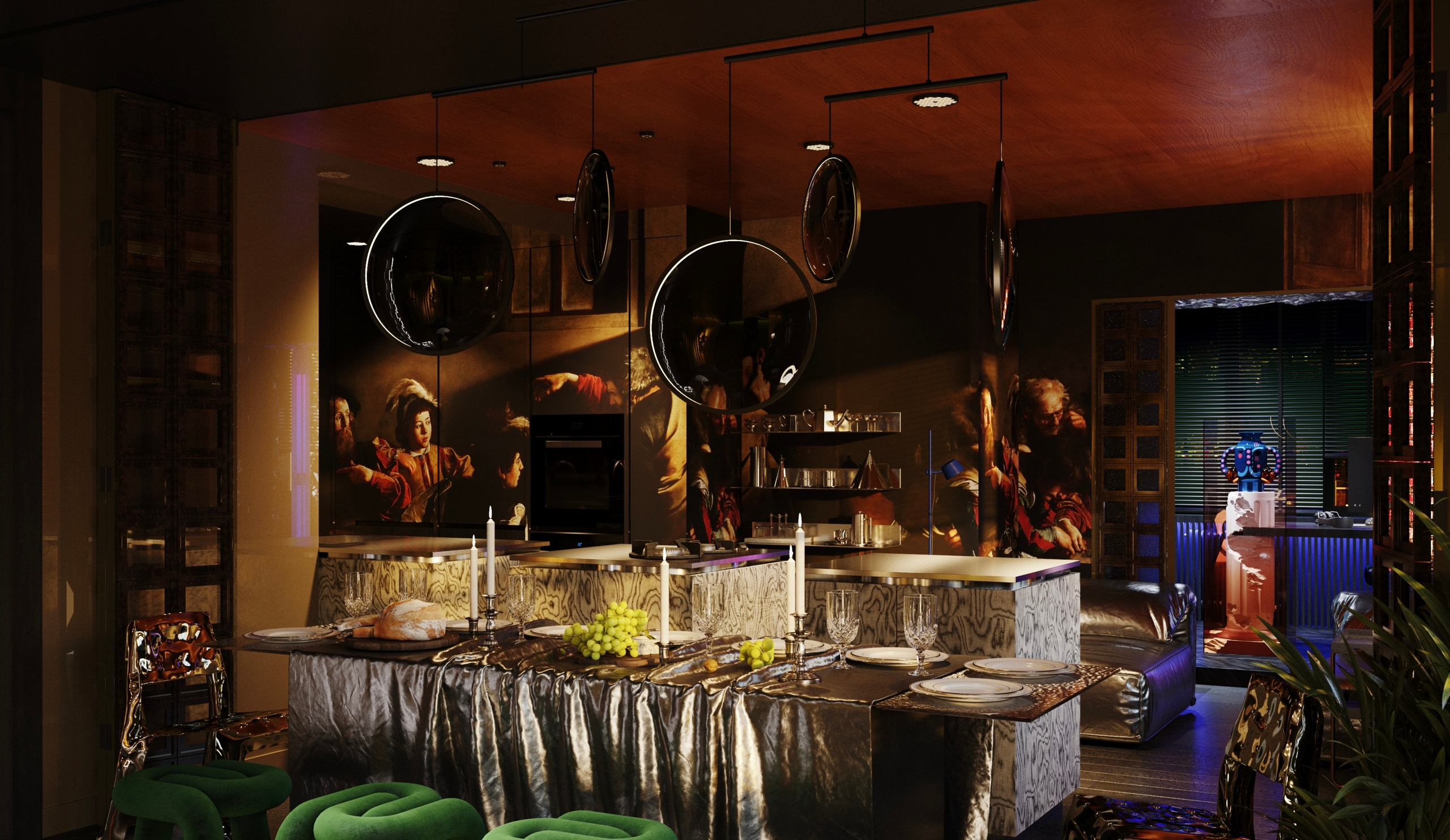 «COLOMBO». Apolonov Interiors проектирование авторских интерьеров