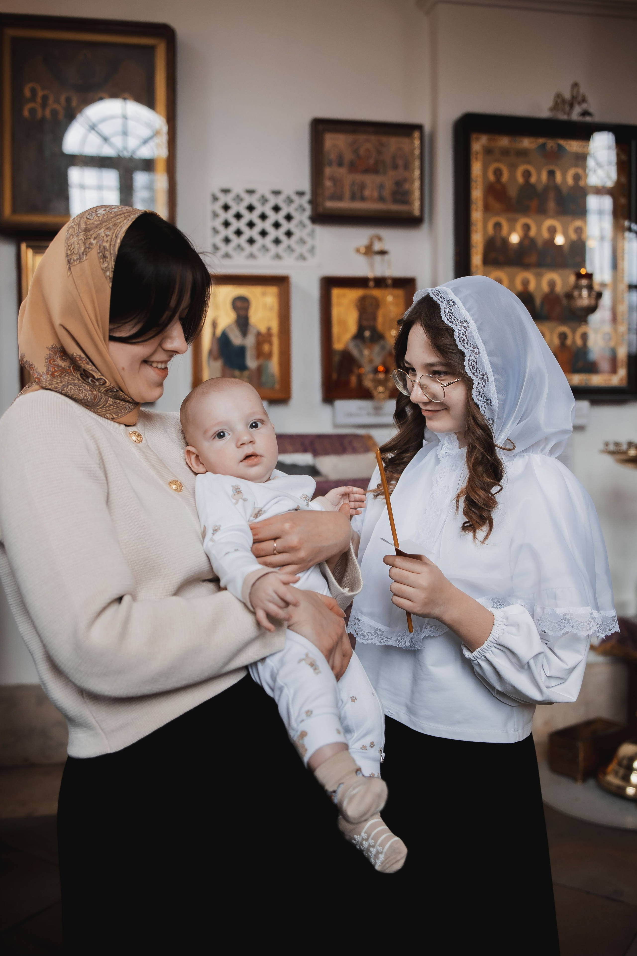 Крещение Дмитрия. Семейный, индивидуальный фотограф в Москве Ангели Марина