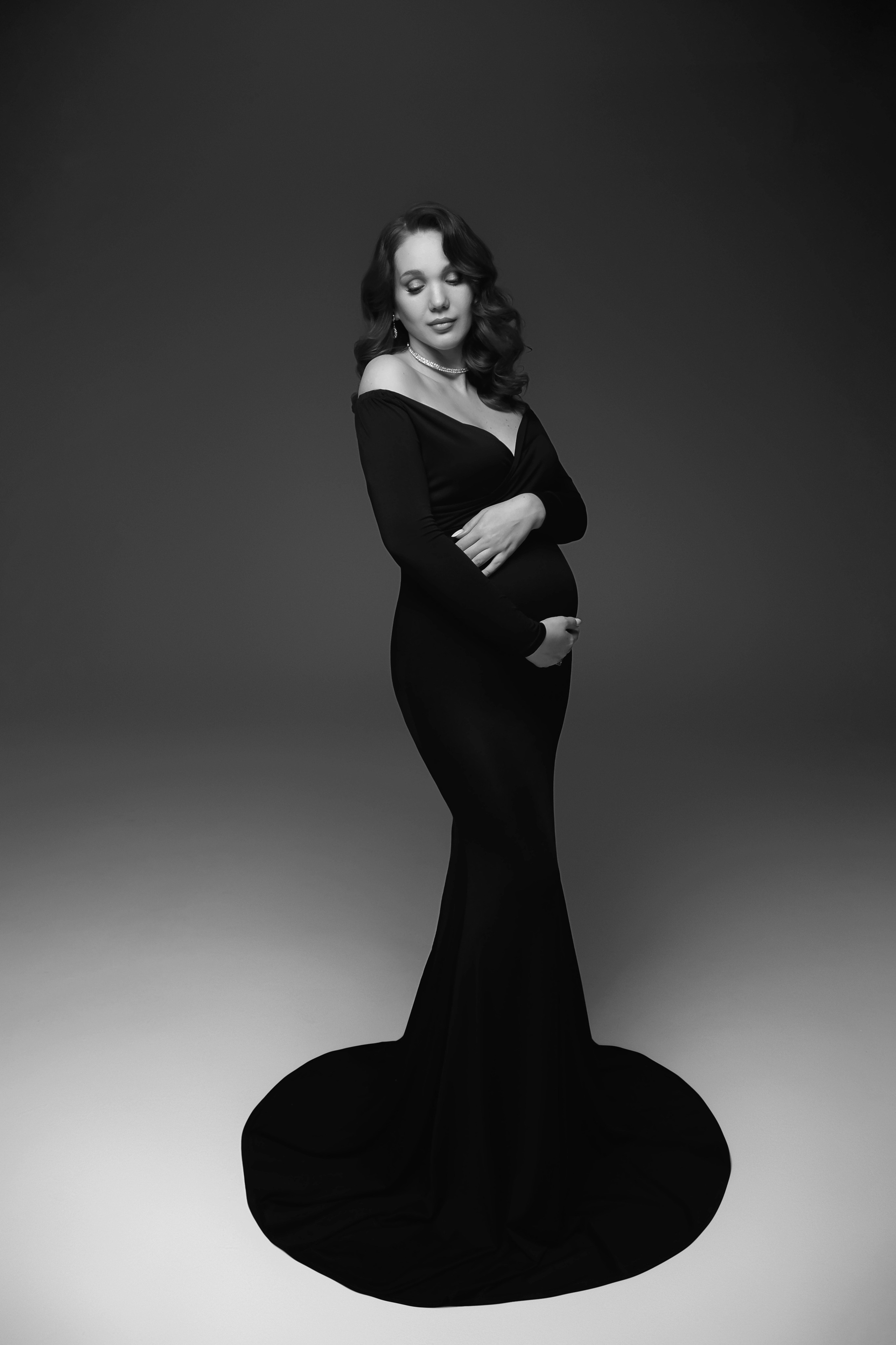 Черное платье 44-50. Фотограф Анна Качан